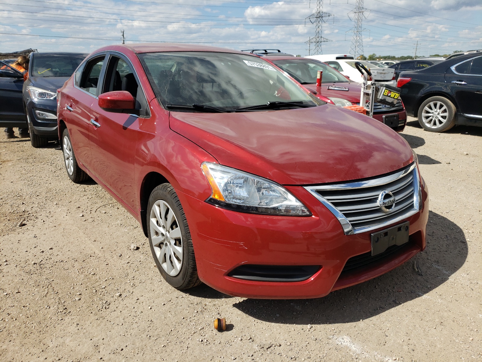 Photo 1 from auction – 2014 NISSAN SENTRA S with VIN 3N1AB7AP8EY306124