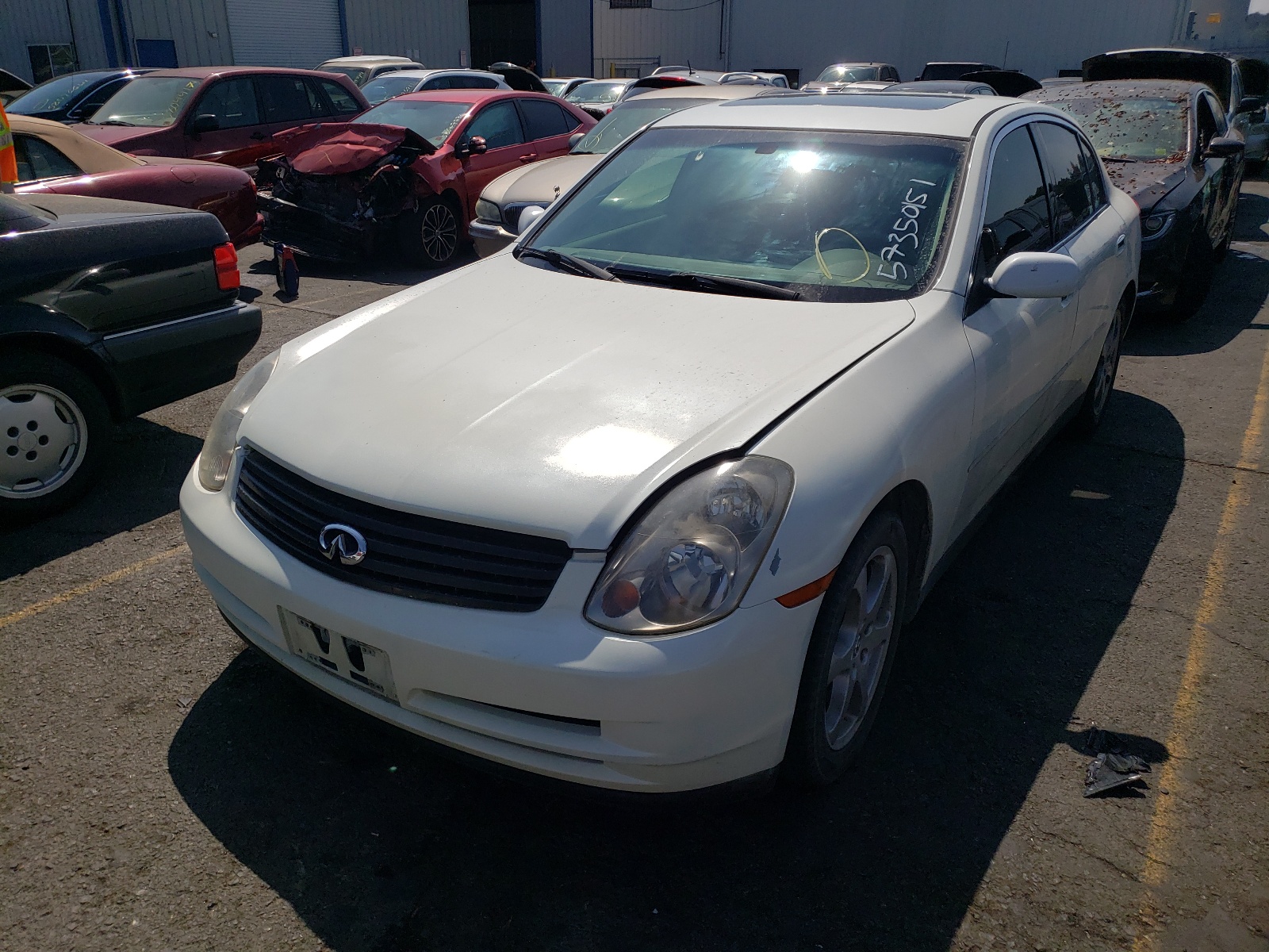 Photo 2 from auction – 2004 INFINITI G35 with VIN JNKCV51E64M103202