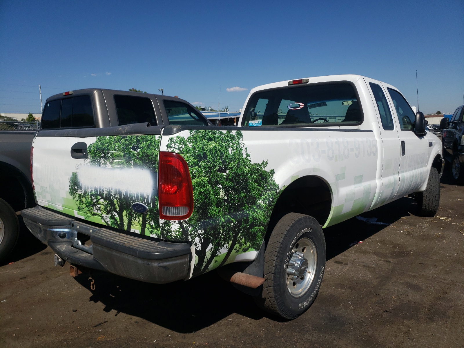 Photo 4 from auction – 2001 FORD F250 SUPER with VIN 1FTNX21L11EB95617