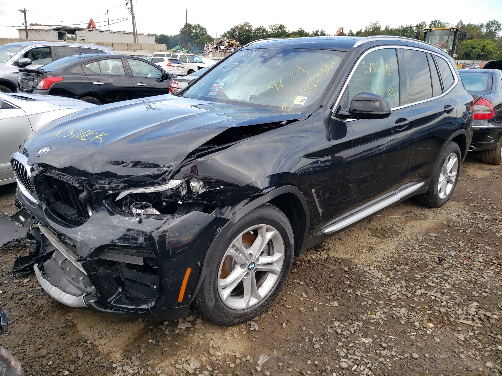 Photo 2 from auction – 2021 BMW X3 XDRIVE3 with VIN 5UXTY5C00M9E32718