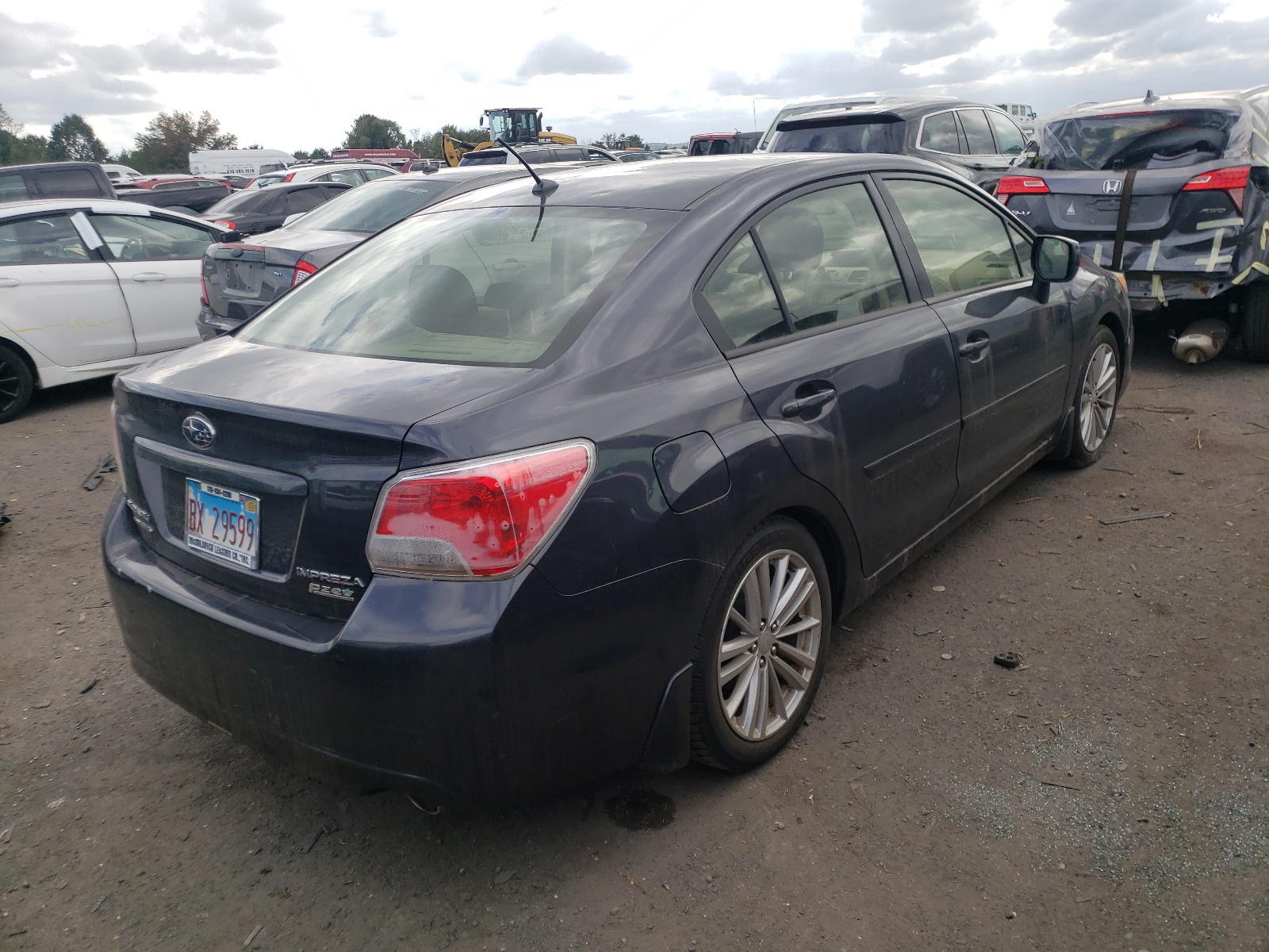Photo 4 from auction – 2013 SUBARU IMPREZA PR with VIN JF1GJAD67DH027645