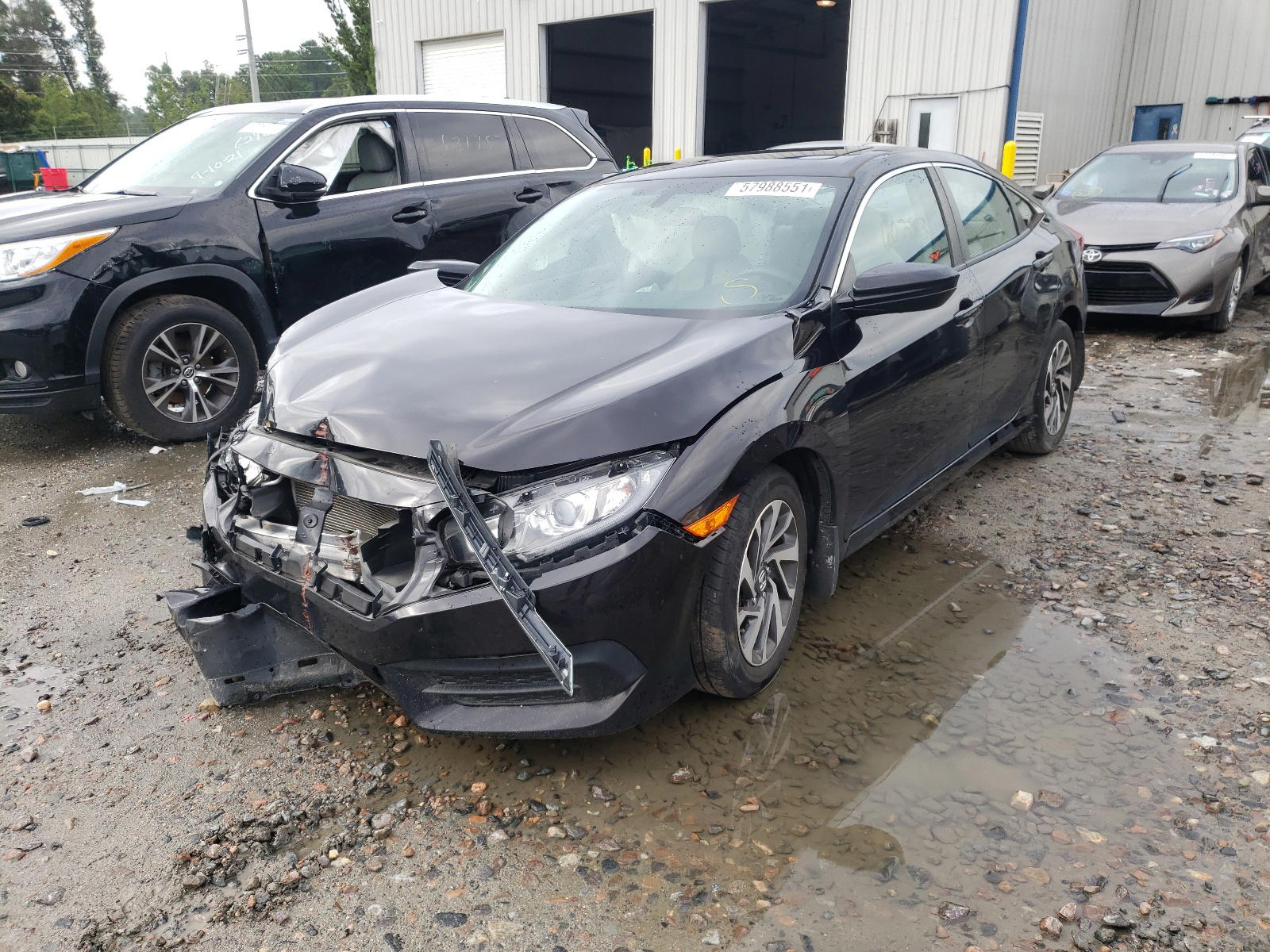 Photo 2 from auction – 2016 HONDA CIVIC EX with VIN 19XFC2F73GE086374