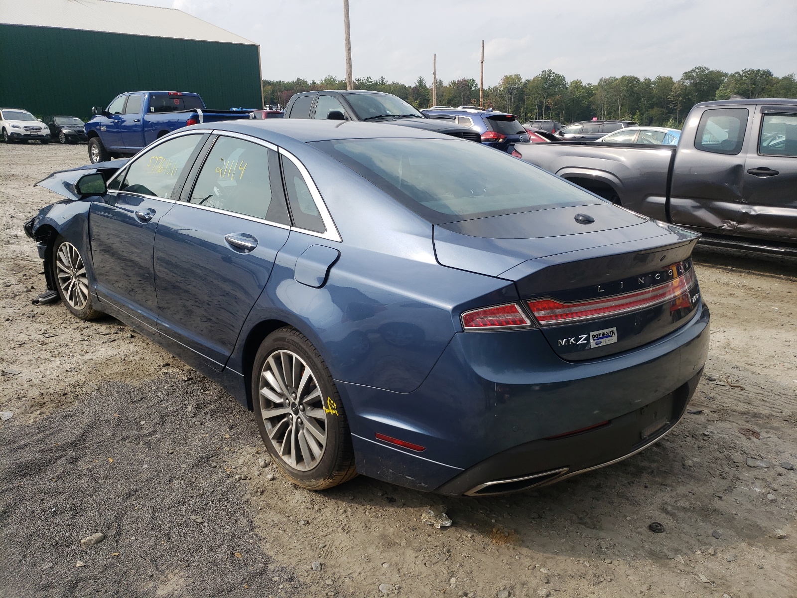 Photo 3 from auction – 2018 LINCOLN MKZ SELECT with VIN 3LN6L5D9XJR619726