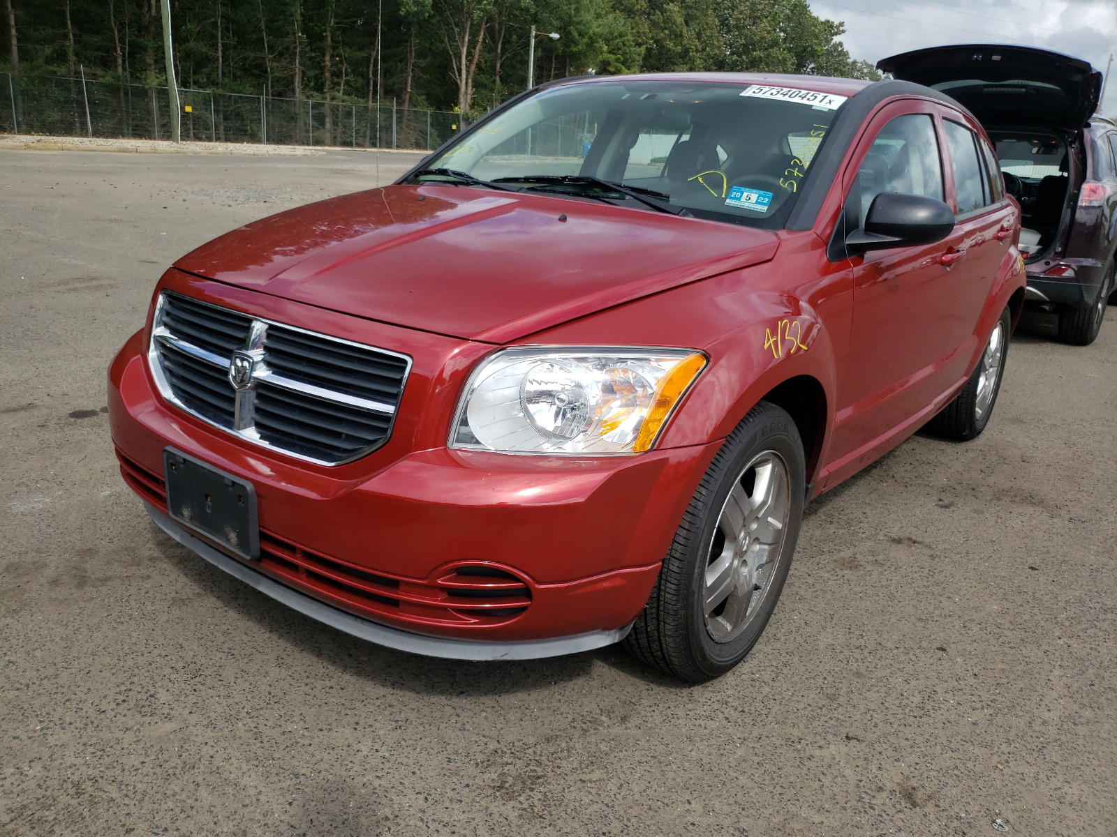 Photo 2 from auction – 2009 DODGE CALIBER SX with VIN 1B3HB48A49D200405