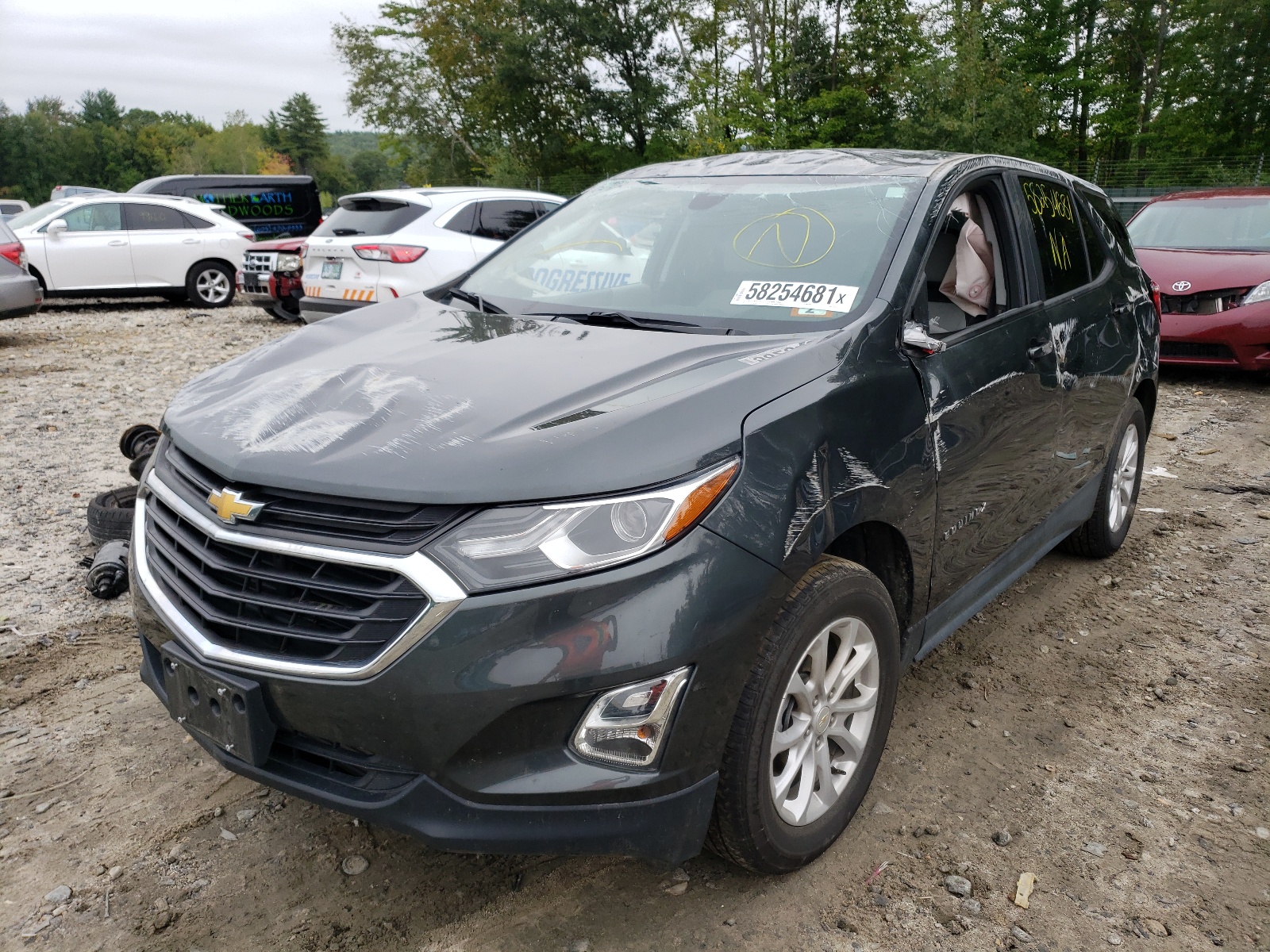Photo 2 from auction – 2020 CHEVROLET EQUINOX LS with VIN 3GNAXSEV7LS655731