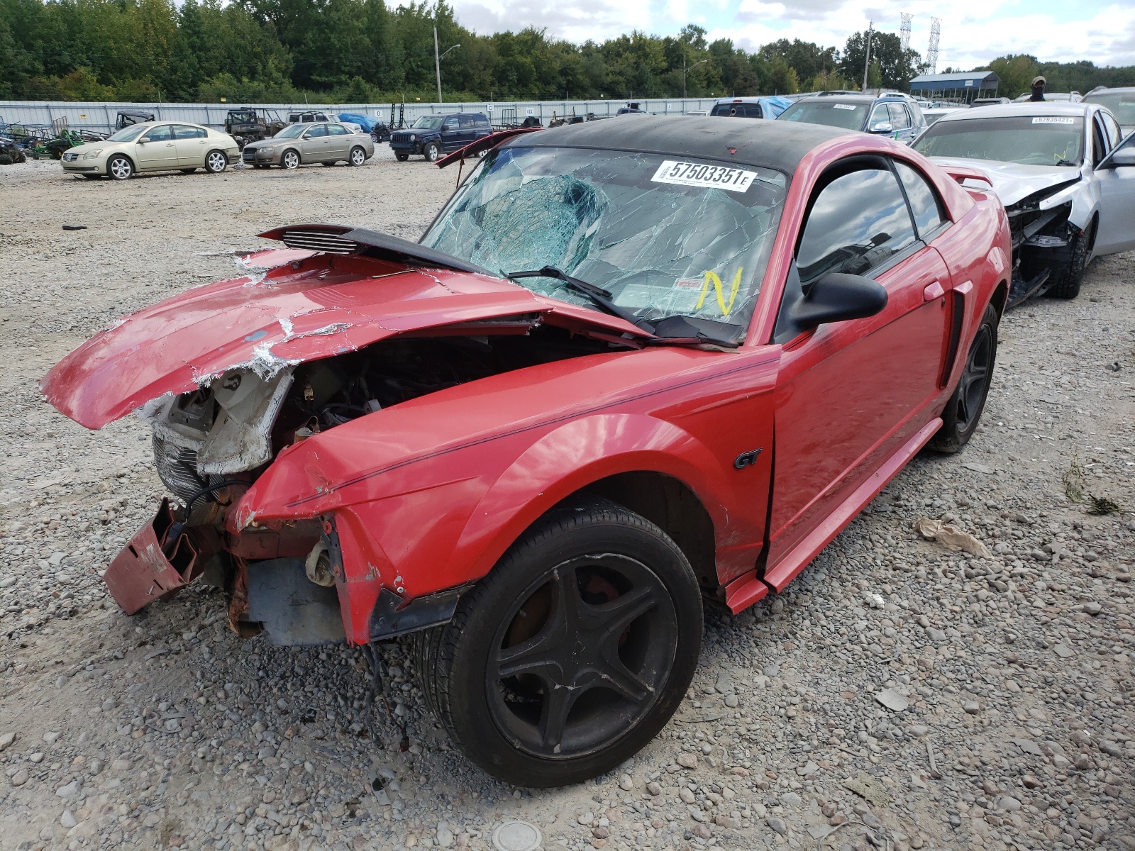 Photo 2 from auction – 2002 FORD MUSTANG GT with VIN 1FAFP42X52F111480