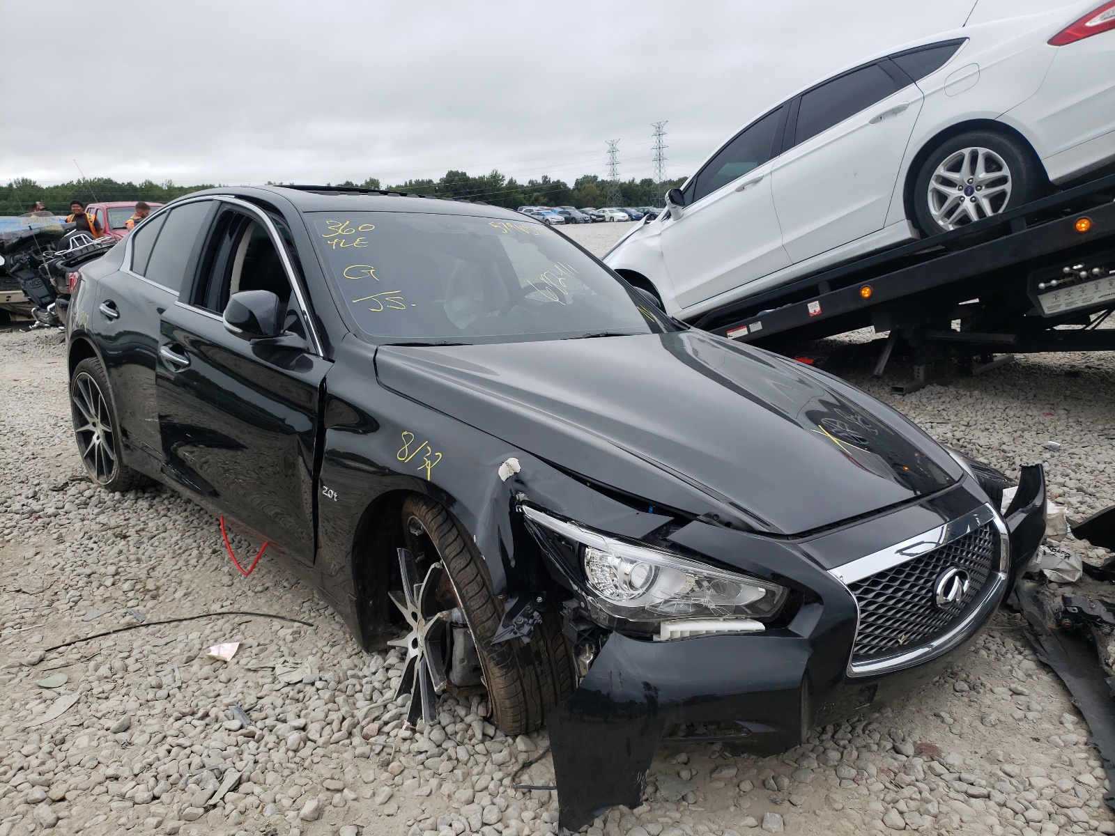 Photo 1 from auction – 2017 INFINITI Q50 BASE with VIN JN1CV7AR4HM682411