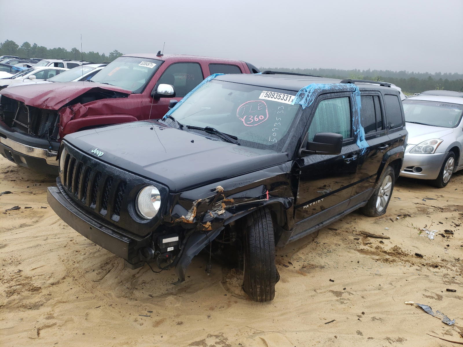 Photo 2 from auction – 2016 JEEP PATRIOT SP with VIN 1C4NJPBA4GD550614