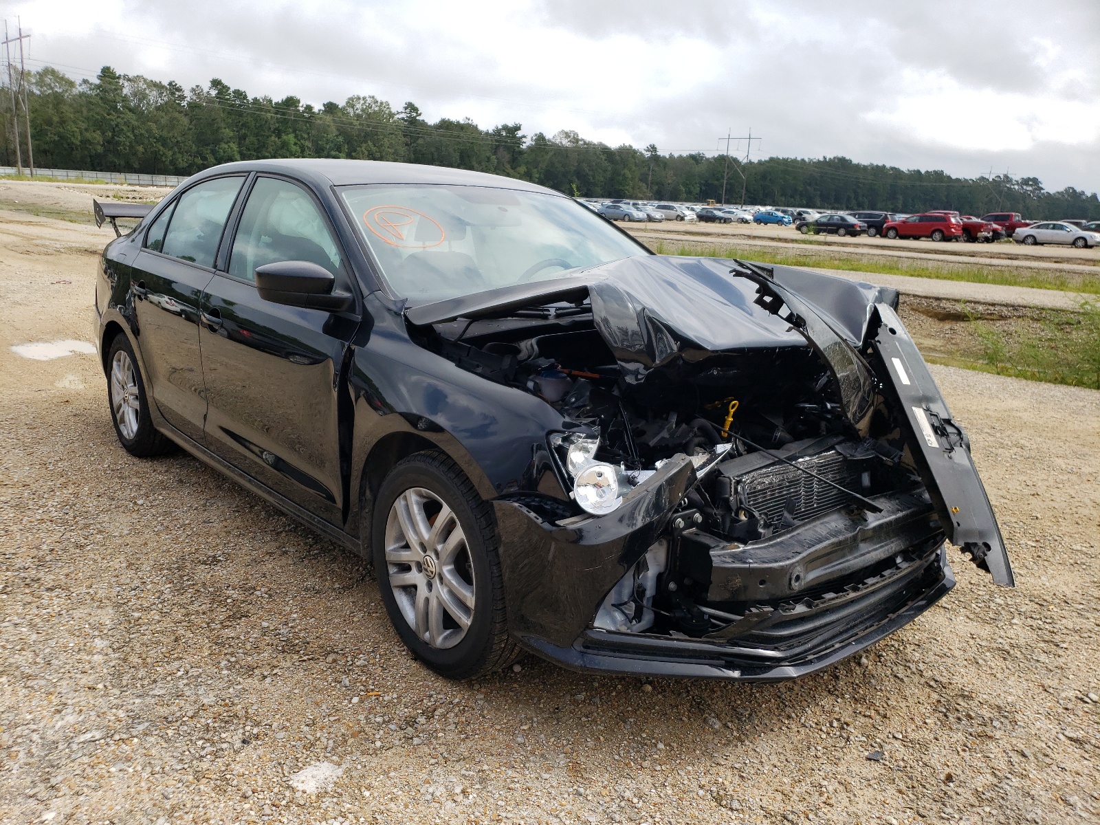 VOLKSWAGEN JETTA BASE 2015 with VIN 3VW2K7AJ6FM351811 - Photo from auction