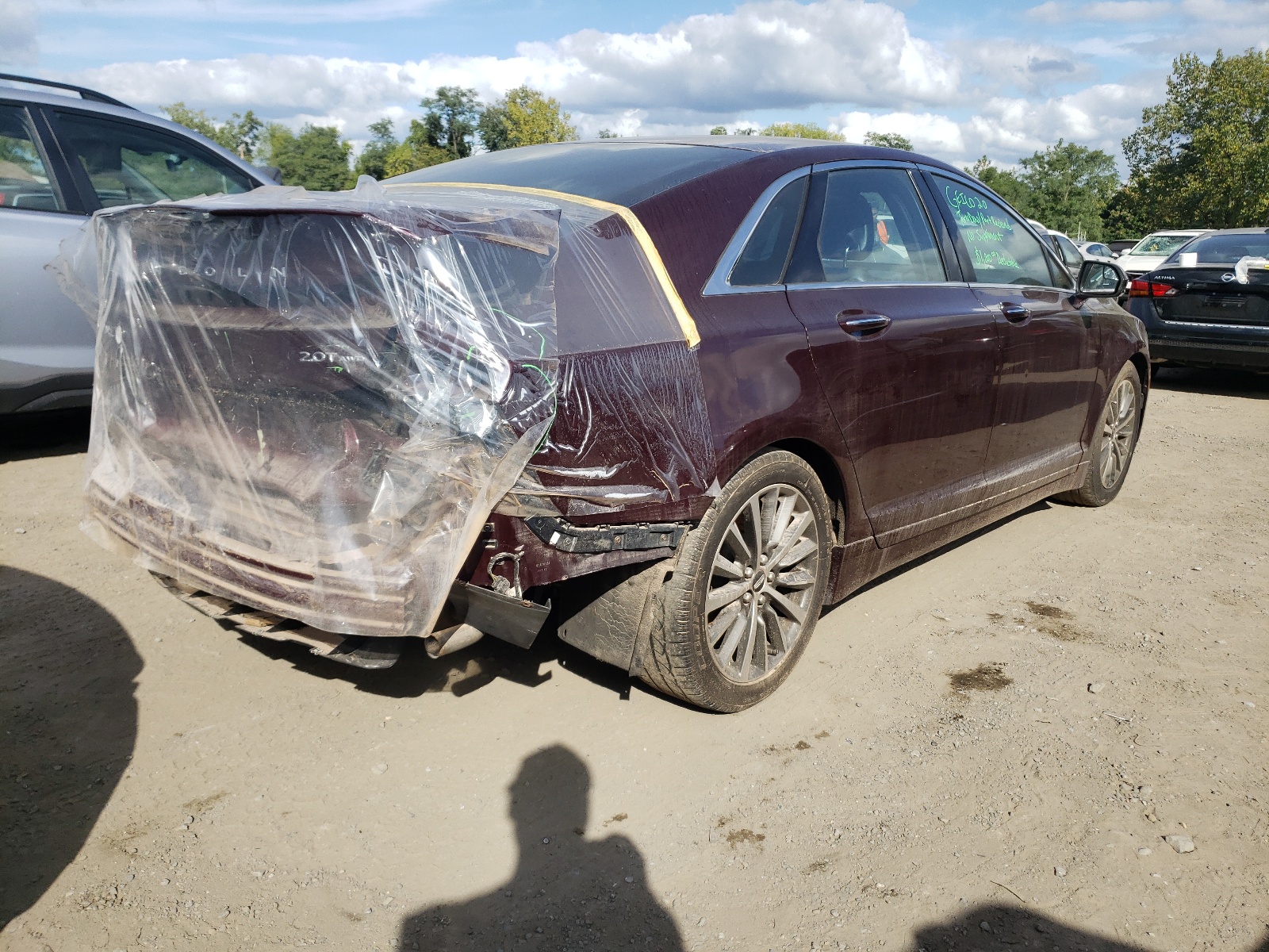 Photo 4 from auction – 2017 LINCOLN MKZ PREMIE with VIN 3LN6L5B95HR612616