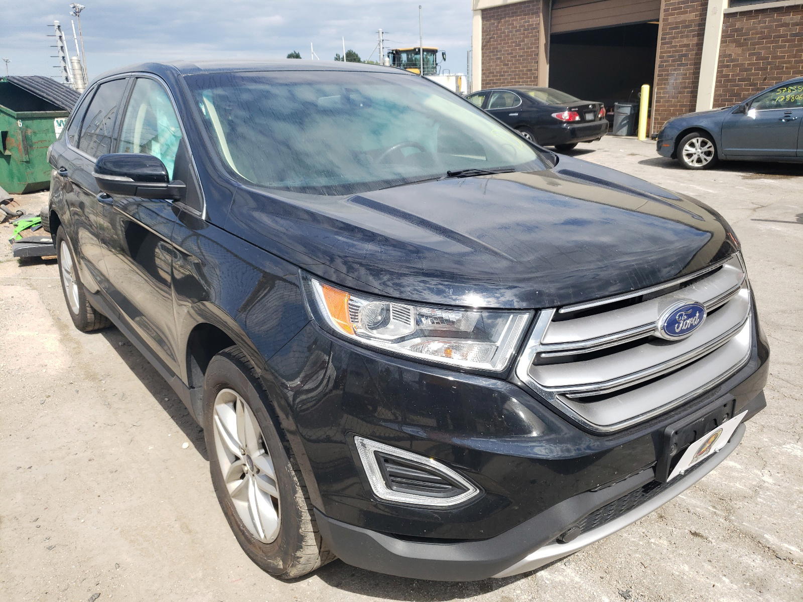 FORD EDGE SEL 2016 with VIN 2FMPK3J91GBB15217 - Photo from auction