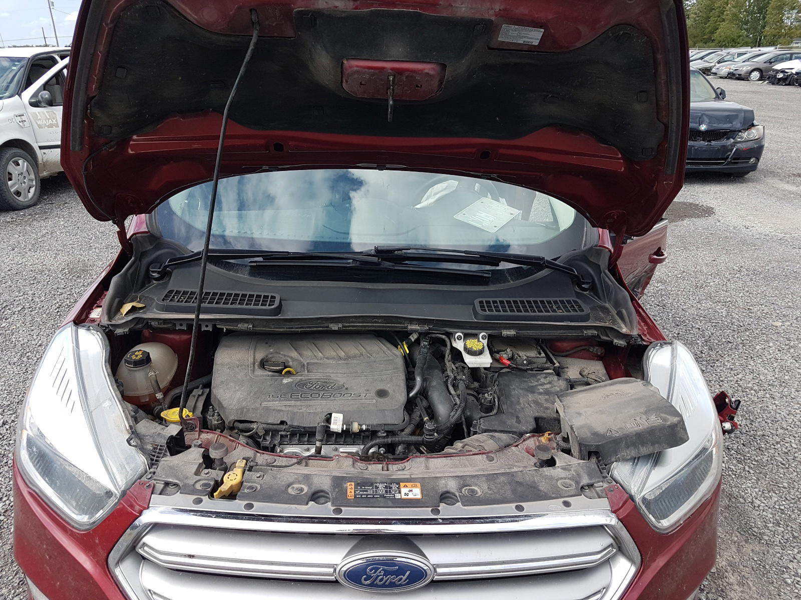 Photo 7 from auction – 2017 FORD ESCAPE SE with VIN 1FMCU0GD5HUD69172