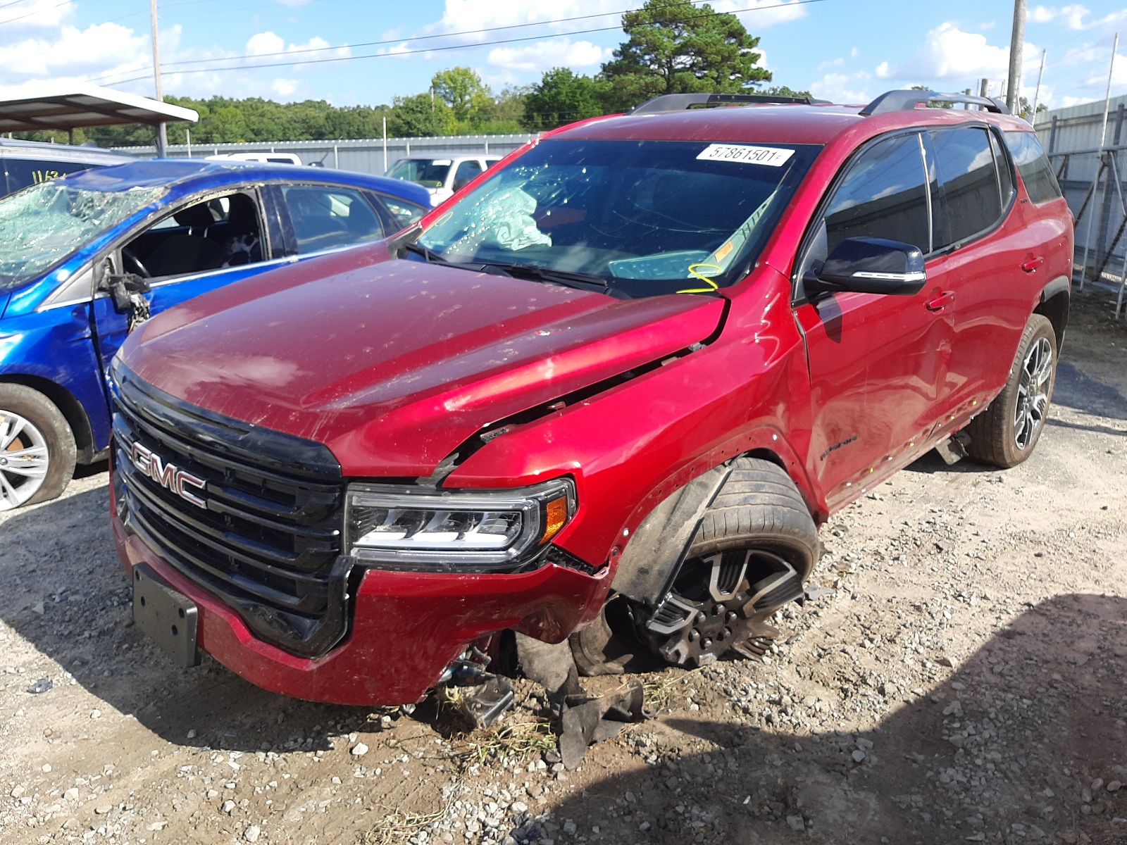 Photo 2 from auction – 2021 GMC ACADIA SLE with VIN 1GKKNKLA0MZ146012