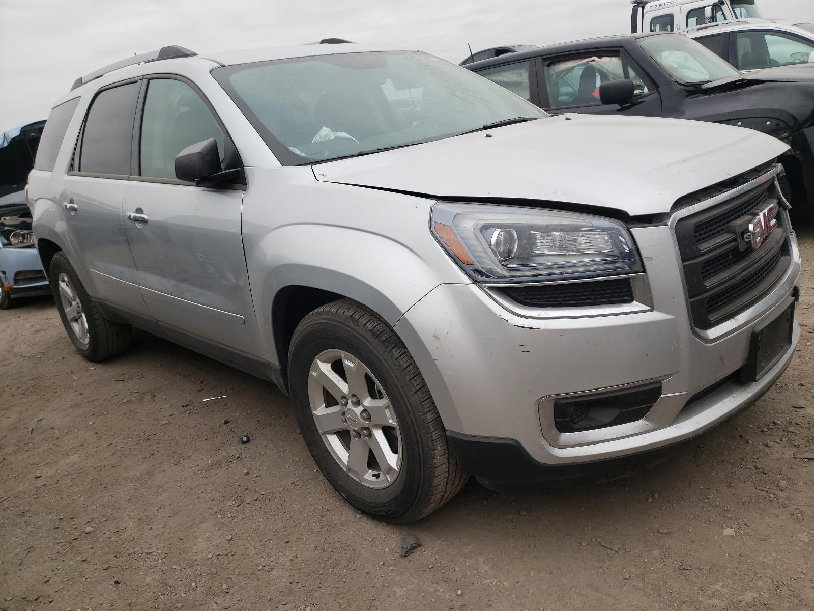 GMC ACADIA SLE 2014 with VIN 1GKKVNED0EJ366615 - Photo from auction