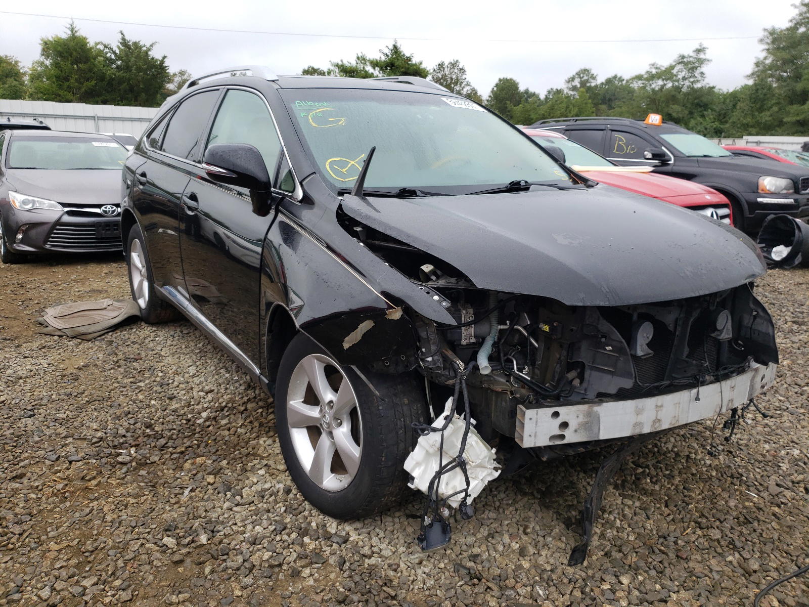LEXUS RX 350 2010 with VIN 2T2BK1BA1AC022882 - Photo from auction