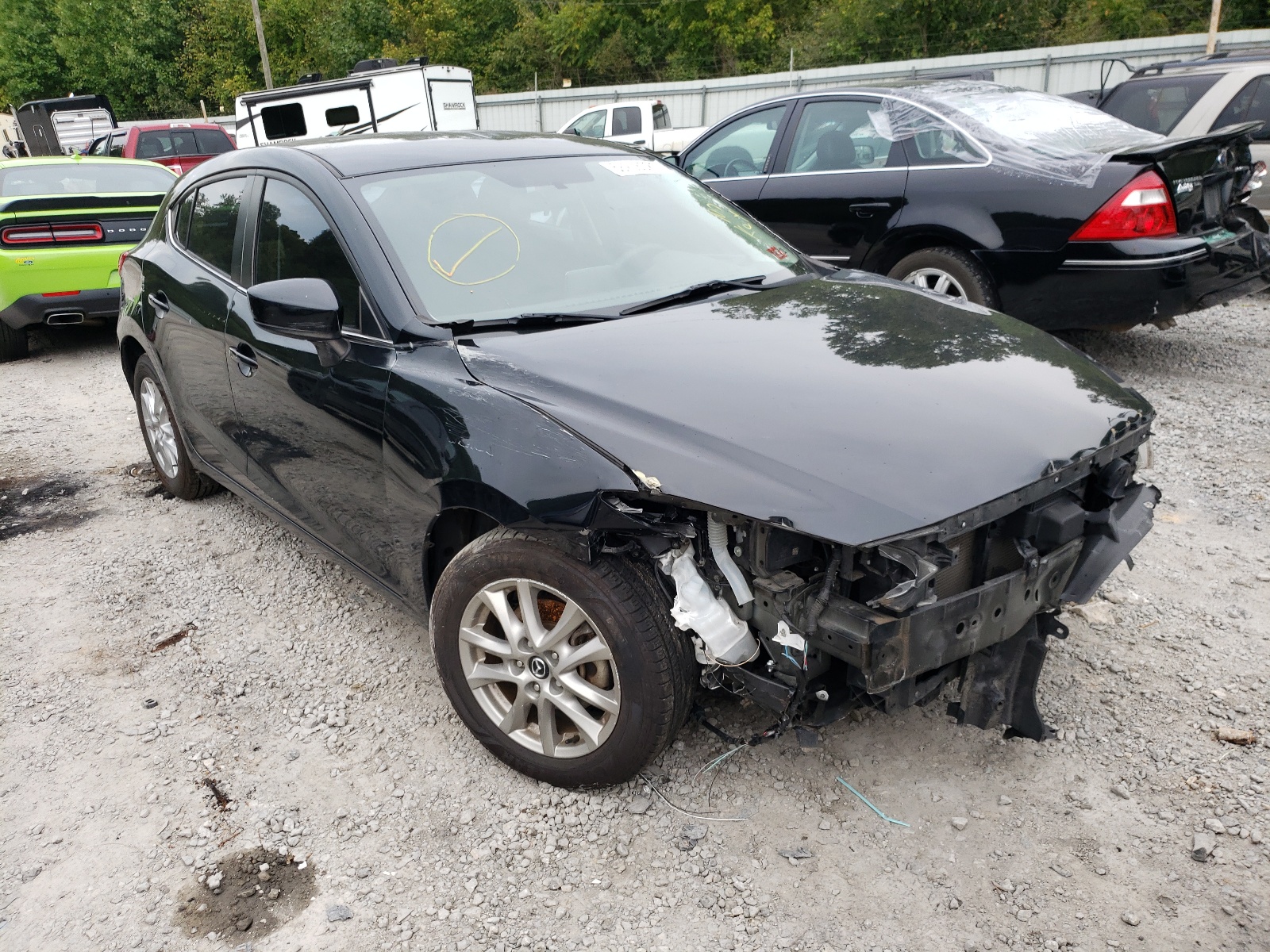 MAZDA 3 TOURING 2014 with VIN JM1BM1L72E1102476 - Photo from auction