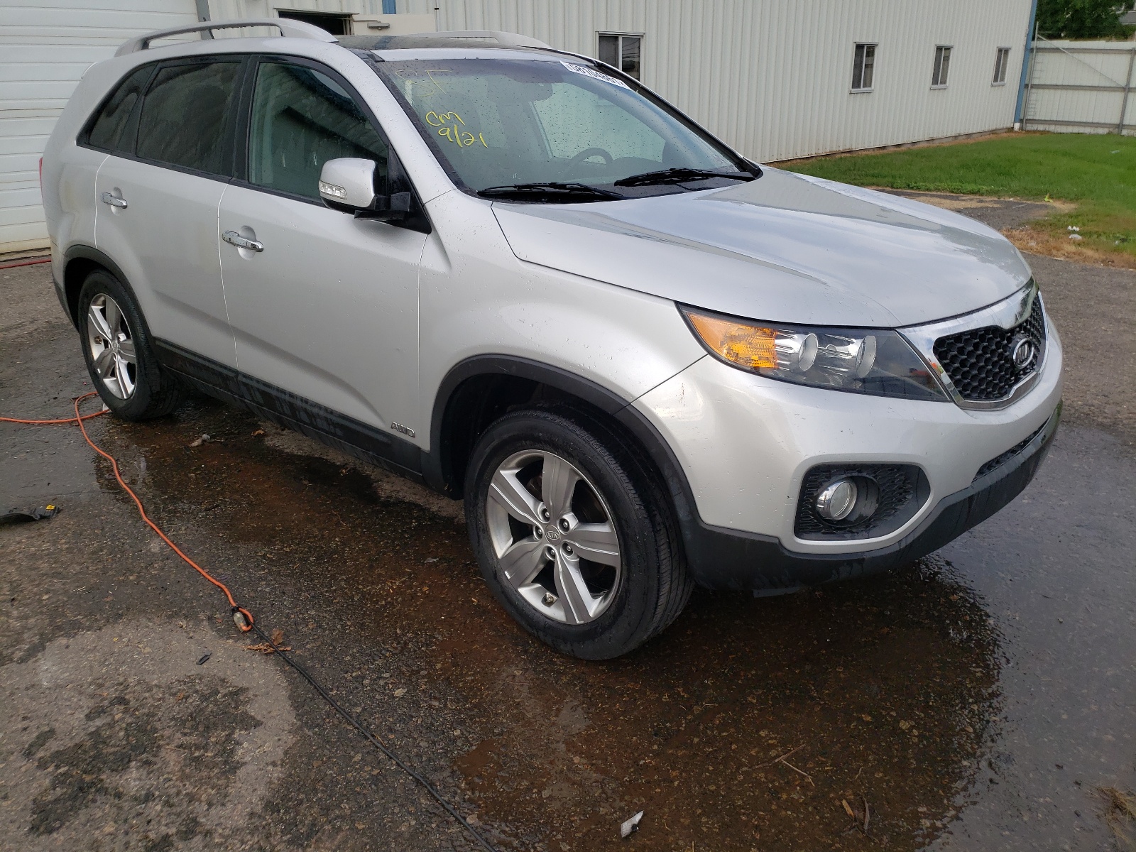 KIA SORENTO EX 2013 with VIN 5XYKUDA28DG396876 - Photo from auction