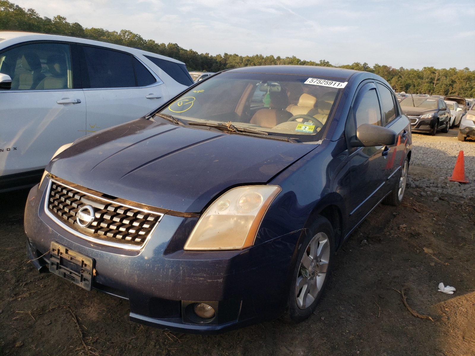 Photo 2 from auction – 2008 NISSAN SENTRA 2.0 with VIN 3N1AB61E38L618474