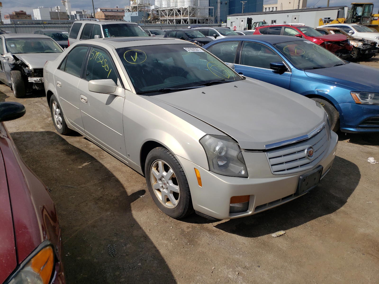 CADILLAC CTS 2007 with VIN 1G6DM57T170179567 - Photo from auction