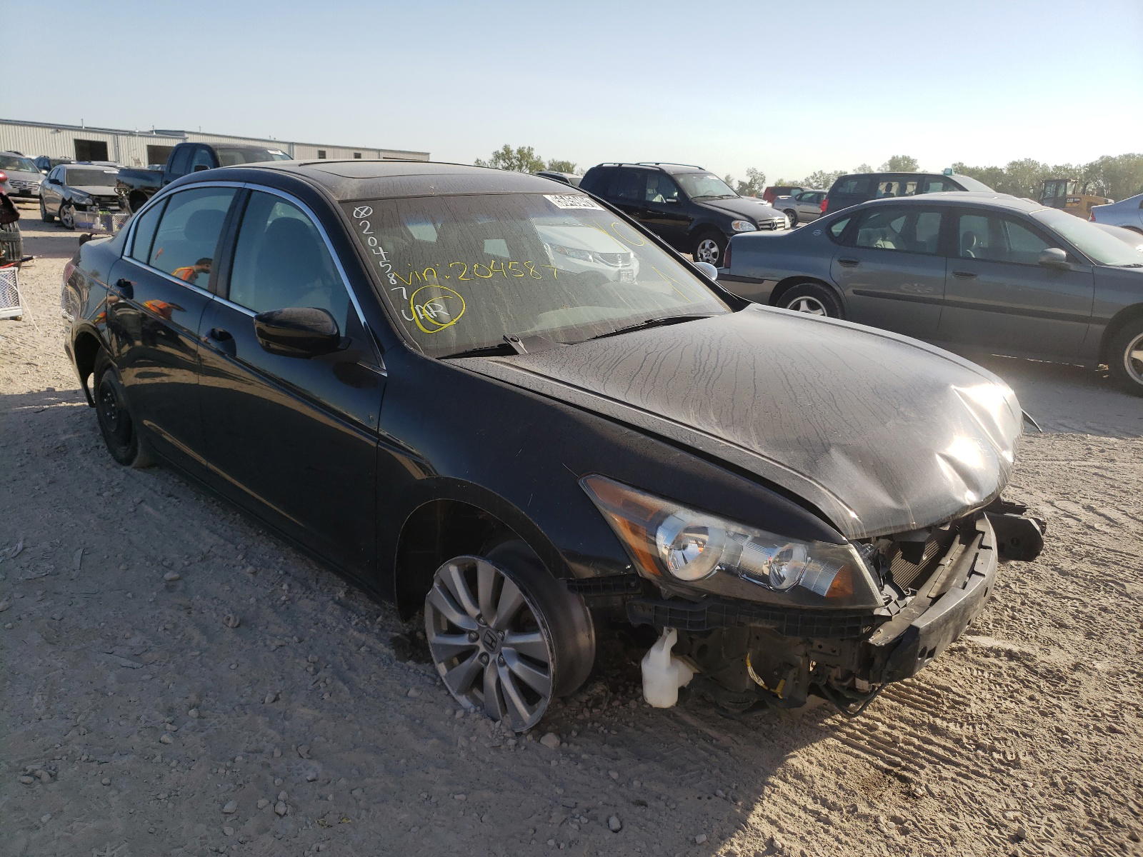 HONDA ACCORD EX 2012 with VIN 1HGCP2F71CA204587 - Photo from auction