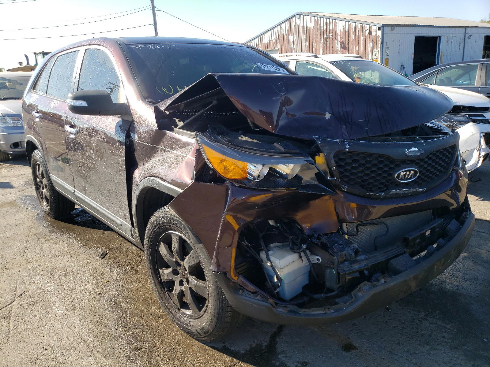 KIA SORENTO 2012 with VIN 5XYKT4A18CG235050 - Photo from auction
