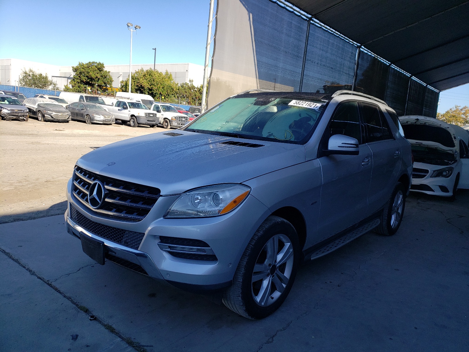 Photo 2 from auction – 2012 MERCEDES-BENZ ML 350 BLU with VIN 4JGDA2EB5CA028374