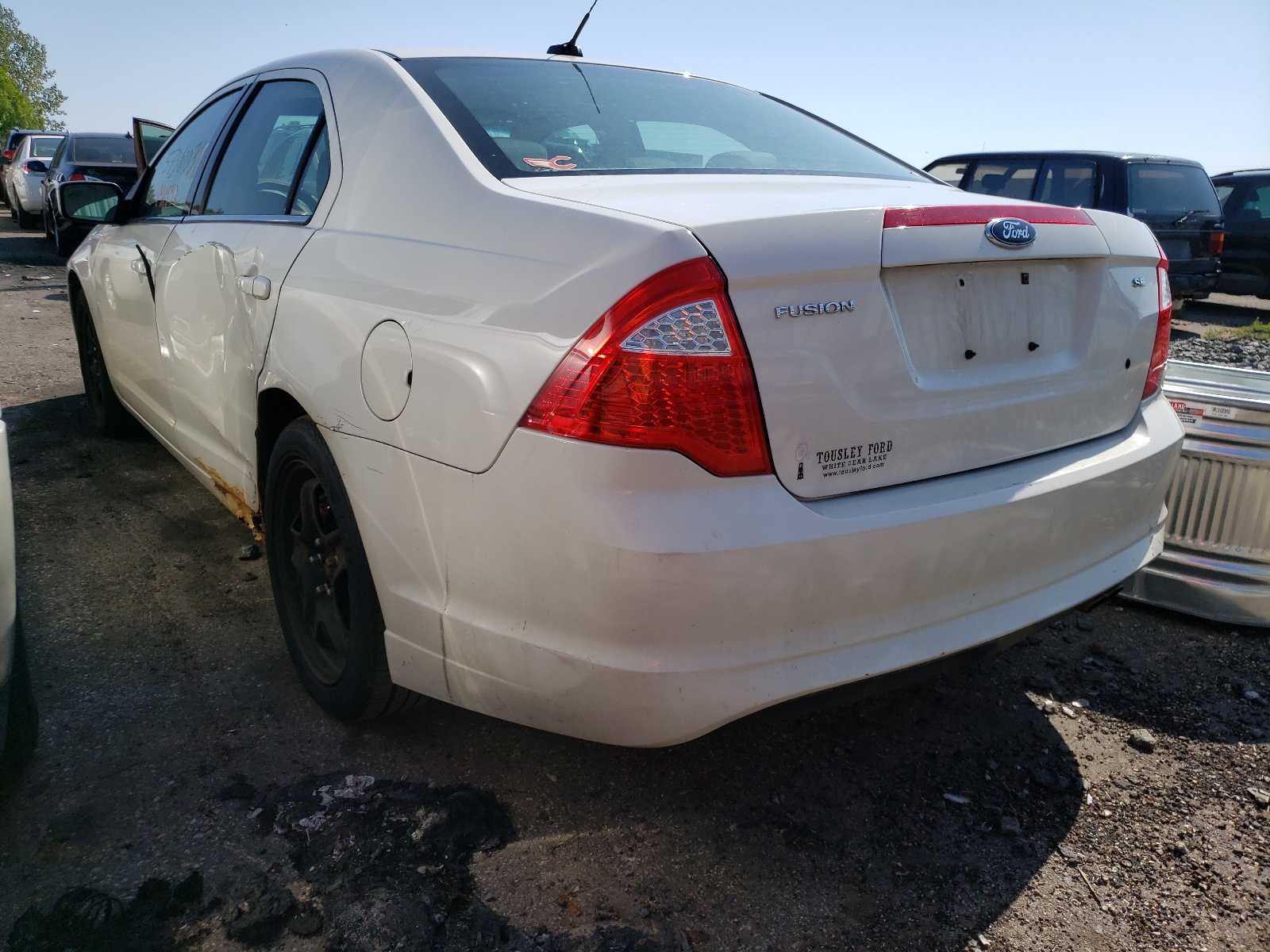 Photo 3 from auction – 2010 FORD FUSION with VIN 3FAHP0HA1AR296553