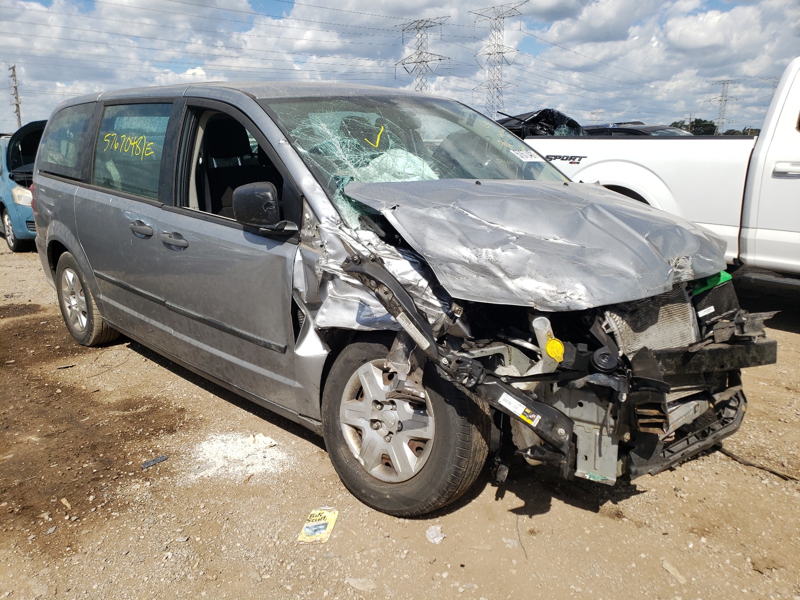 Photo 1 from auction – 2013 DODGE GRAND CARA with VIN 2C4RDGBG5DR683470