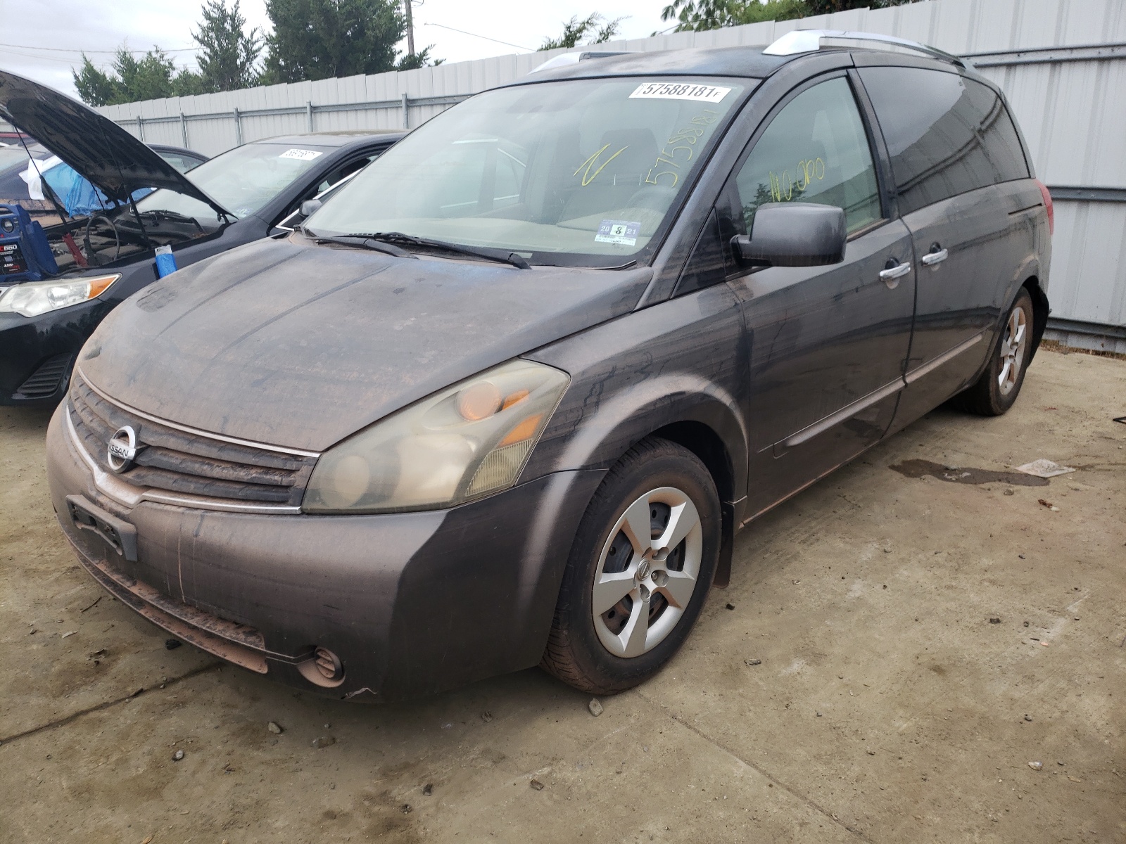 Photo 2 from auction – 2007 NISSAN QUEST S with VIN 5N1BV28UX7N108941