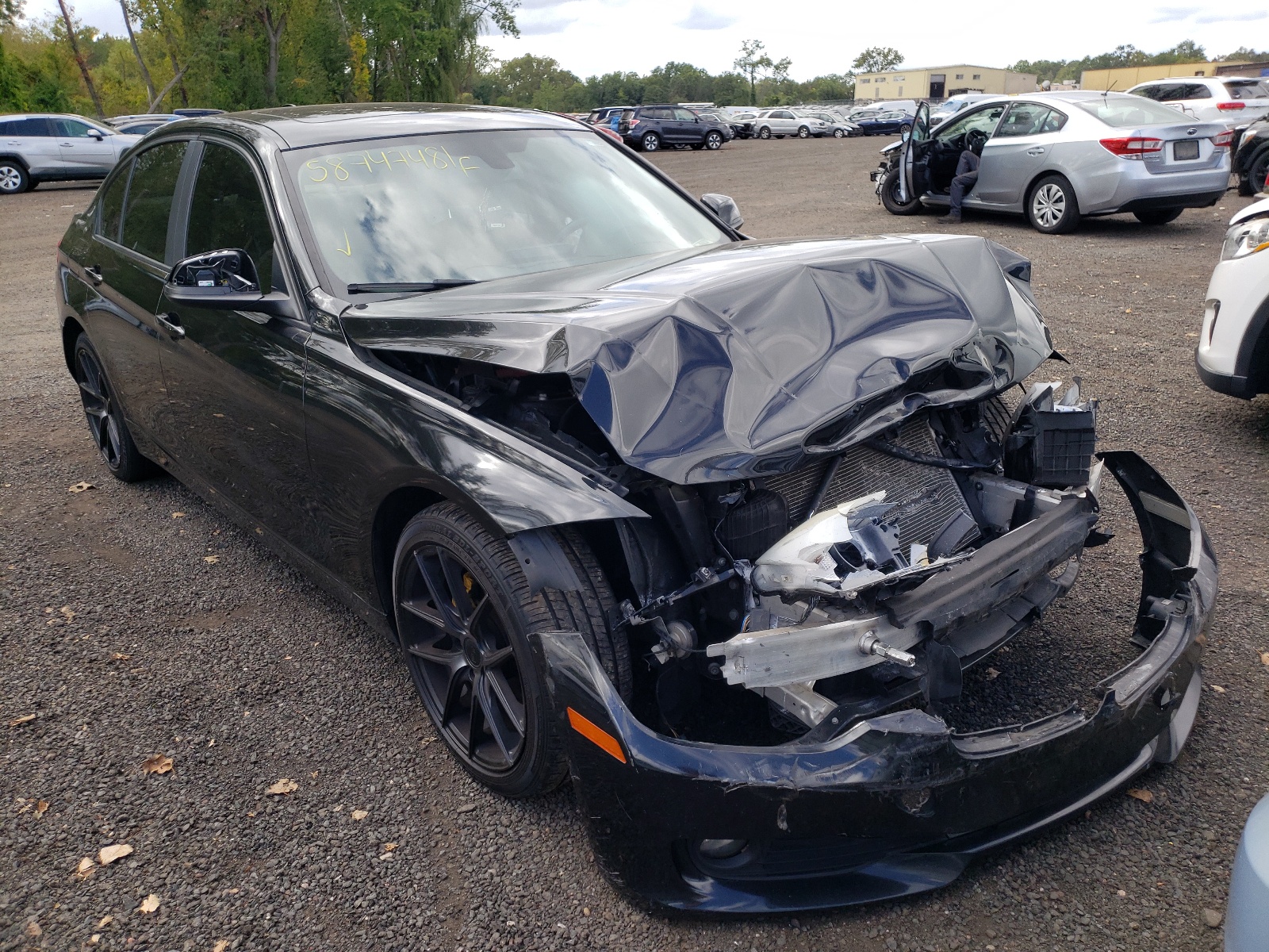 BMW 320 I XDRI 2014 with VIN WBA3C3C54EF984588 - Photo from auction