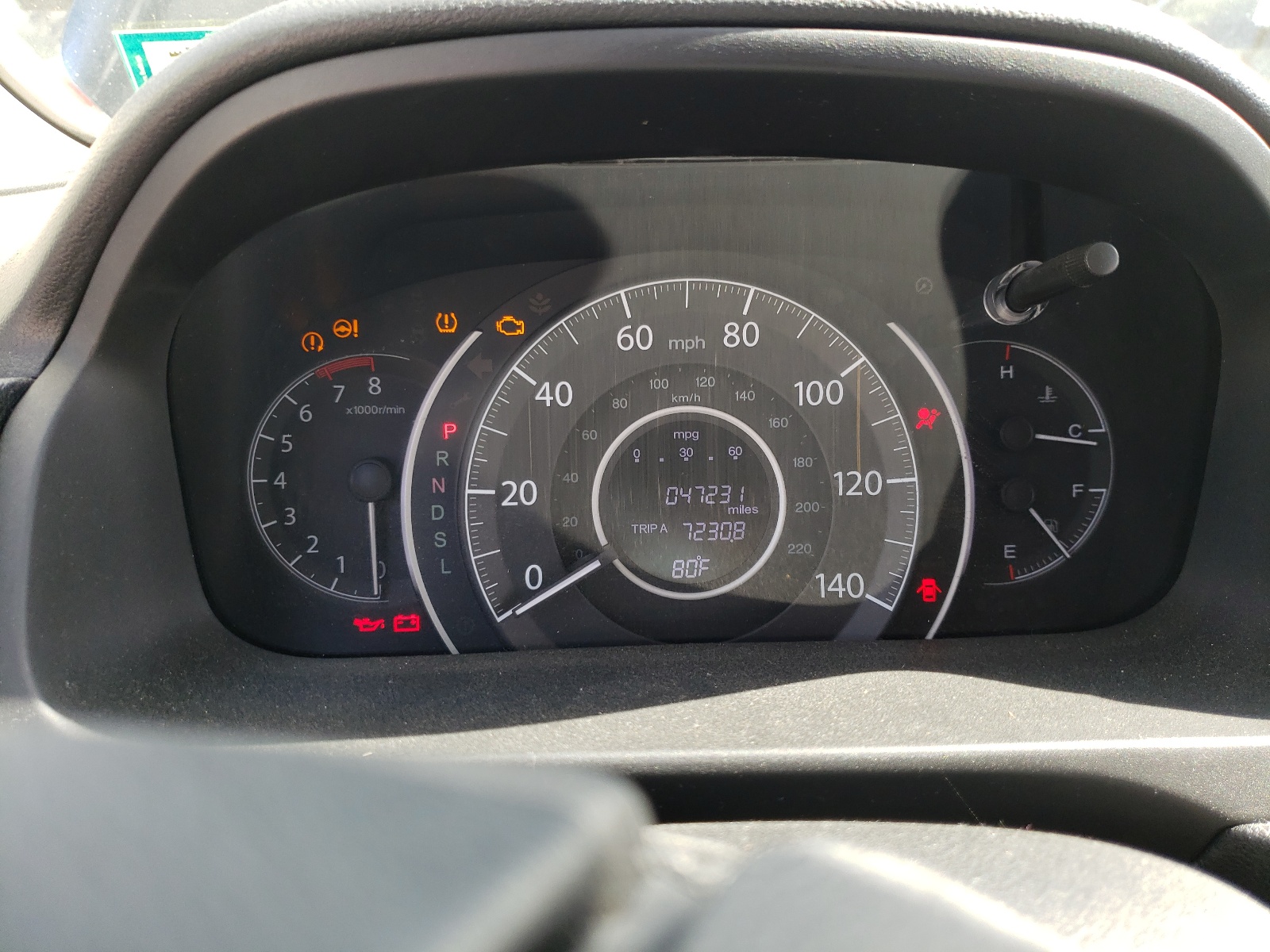Photo 8 from auction – 2016 HONDA CR-V EXL with VIN 2HKRM4H71GH684414
