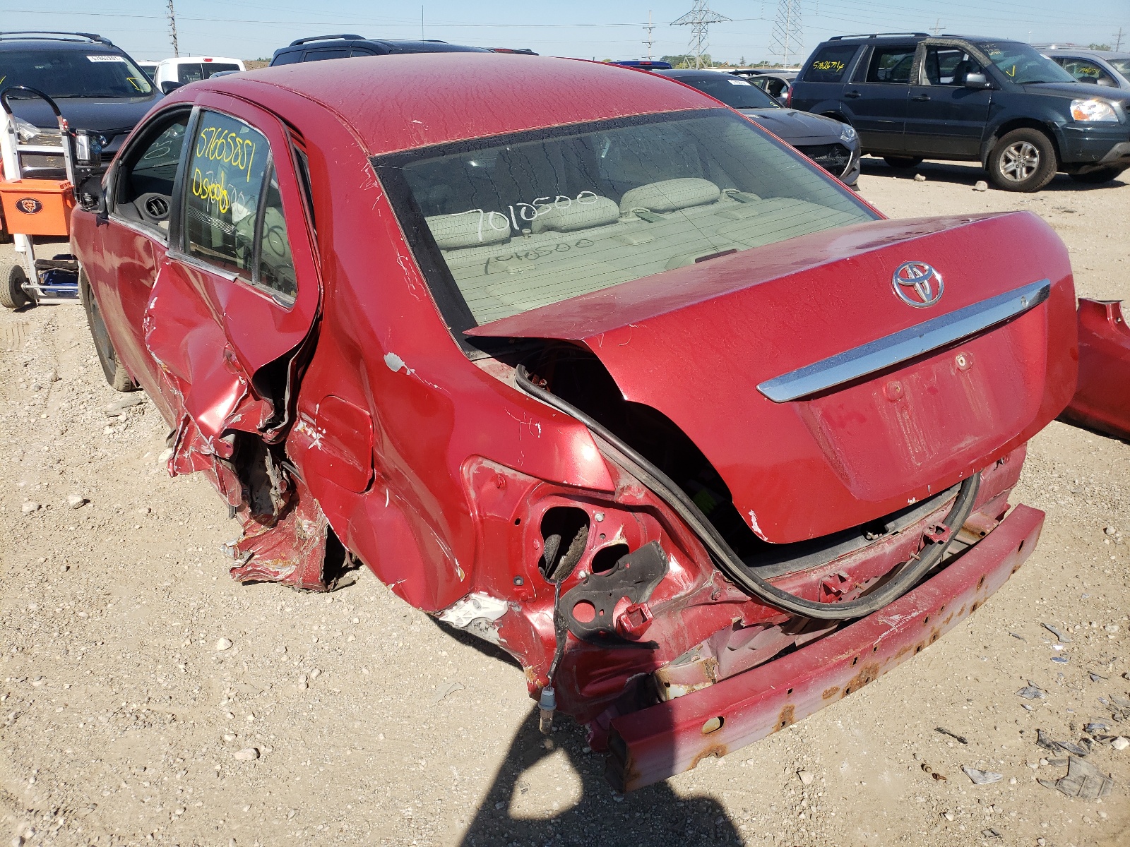 Photo 3 from auction – 2007 TOYOTA YARIS with VIN JTDBT923871131371