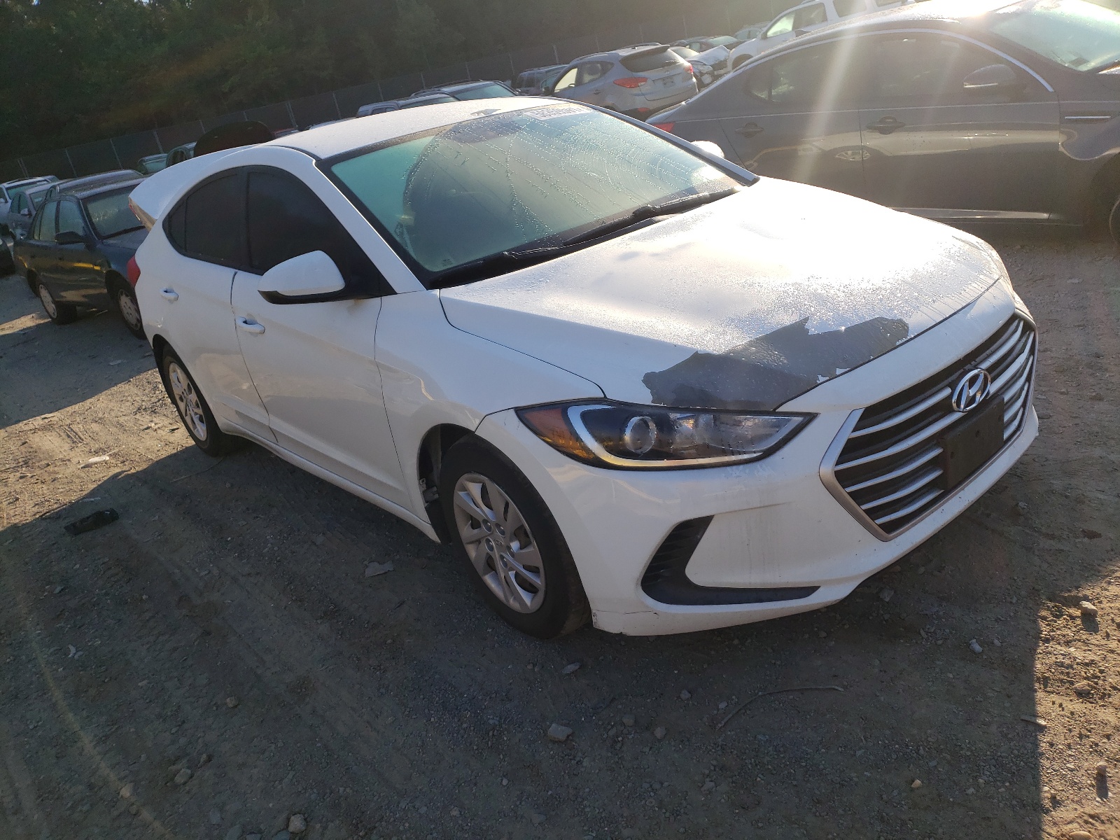 HYUNDAI ELANTRA SE 2017 with VIN 5NPD74LF0HH067569 - Photo from auction