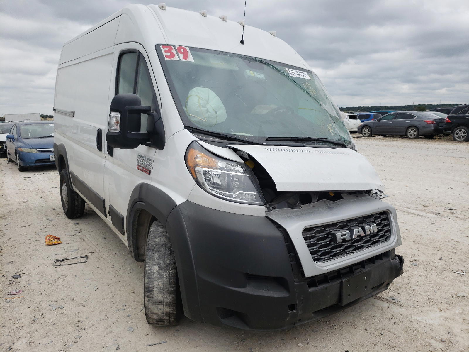 RAM PROMASTER 2020 with VIN 3C6TRVBG2LE103448 - Photo from auction