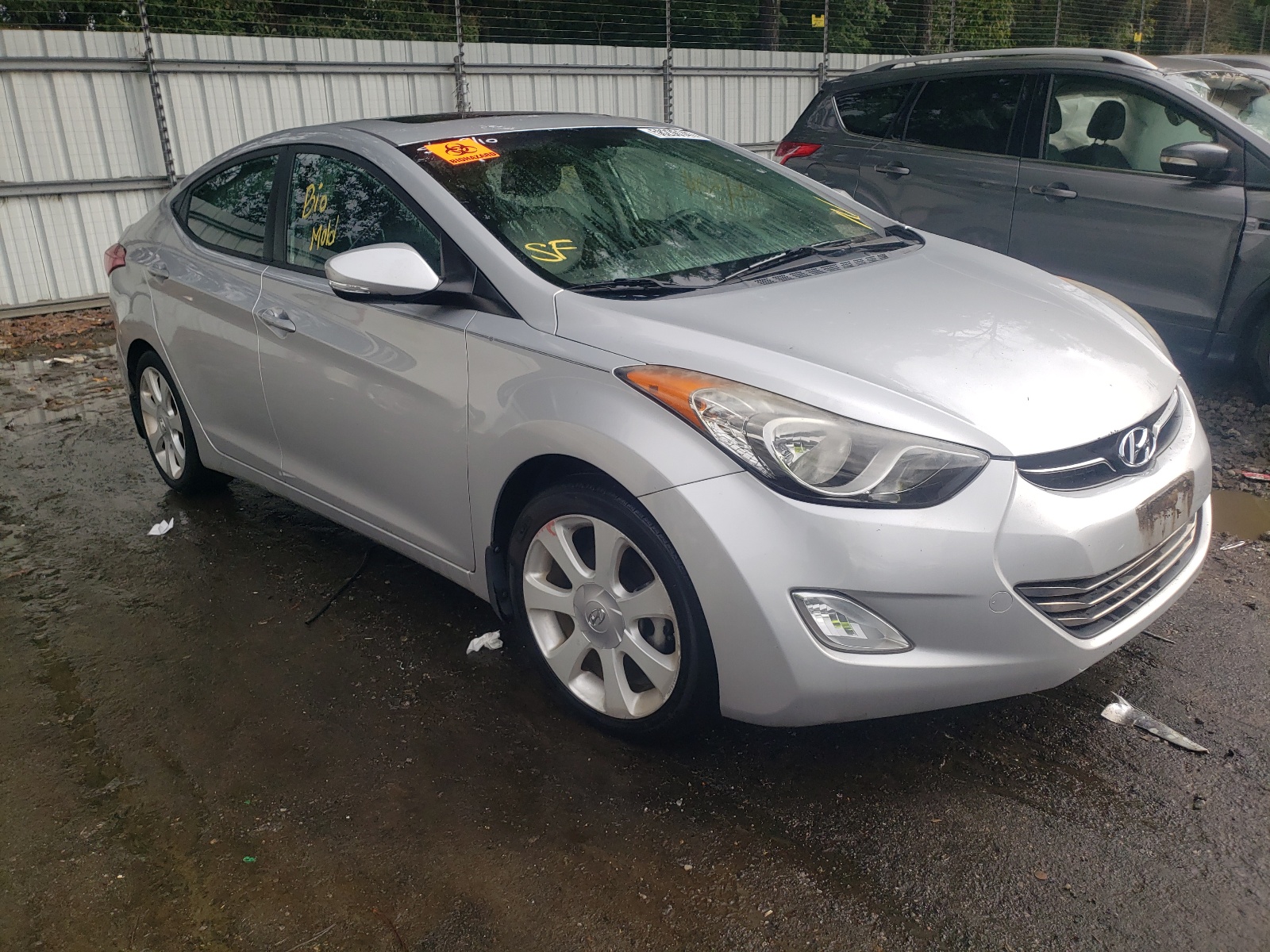 HYUNDAI ELANTRA GL 2013 with VIN KMHDH4AE7DU645234 - Photo from auction