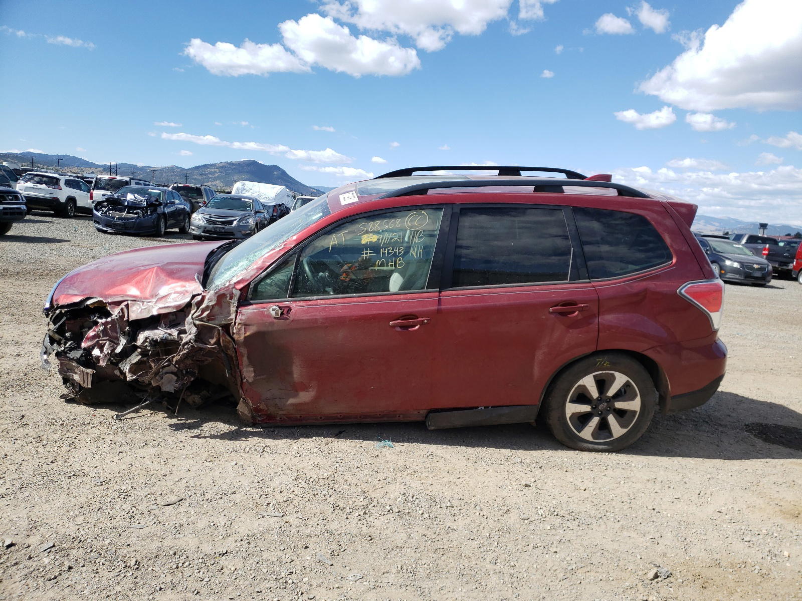 Photo 9 from auction – 2018 SUBARU FORESTER with VIN JF2SJAGCXJH588568