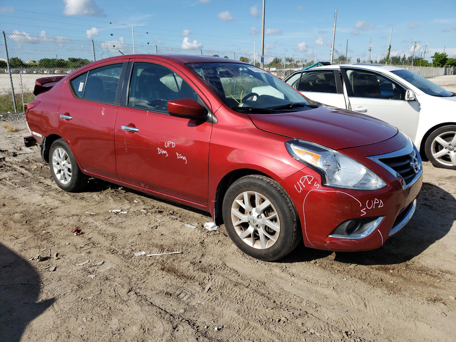 NISSAN VERSA S 2017 with VIN 3N1CN7AP9HL806830 - Photo from auction