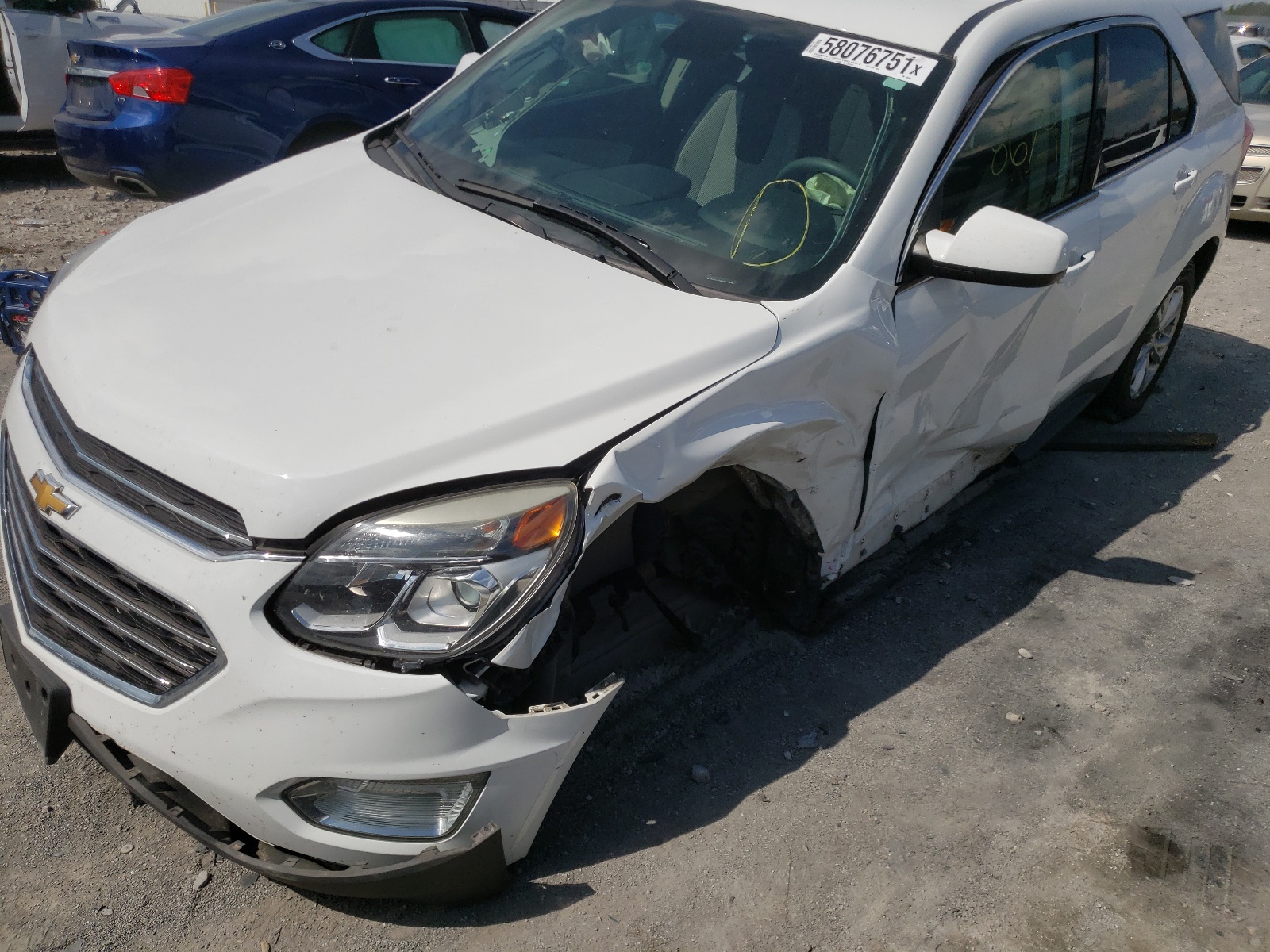 Photo 9 from auction – 2016 CHEVROLET EQUINOX LT with VIN 2GNALCEK6G6126900