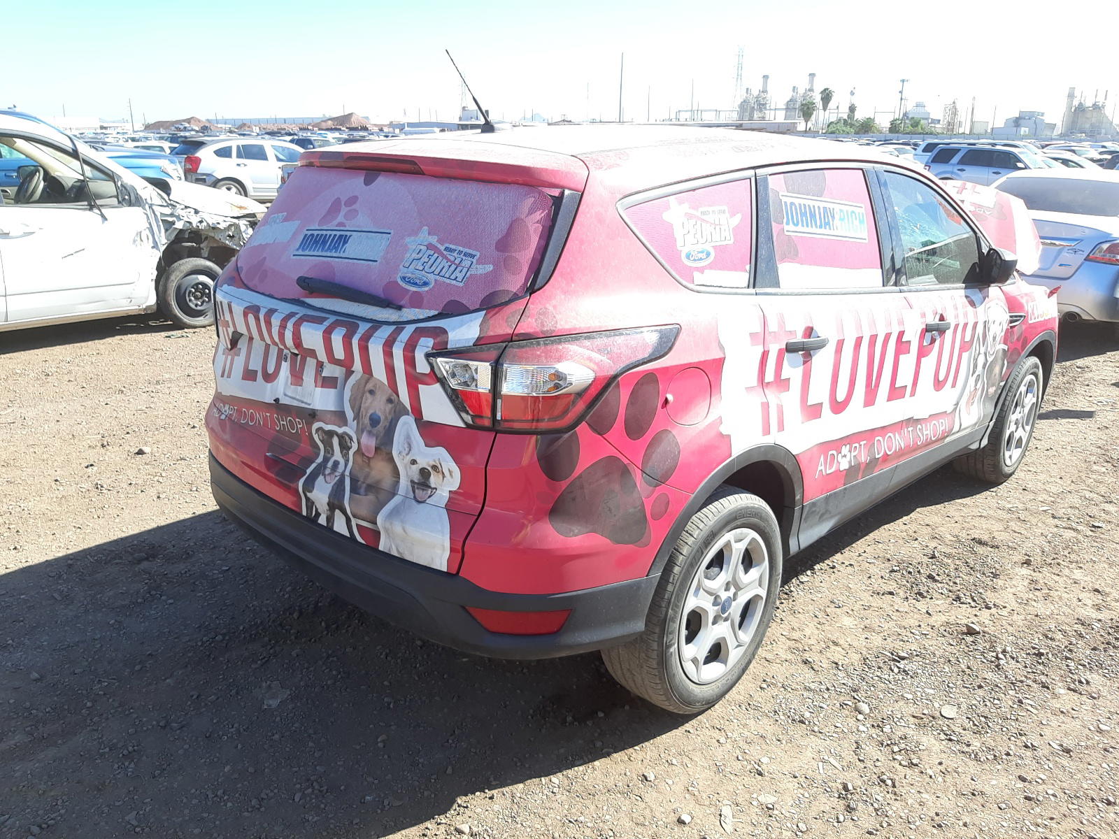 Photo 4 from auction – 2018 FORD ESCAPE S with VIN 1FMCU0F75JUA24418