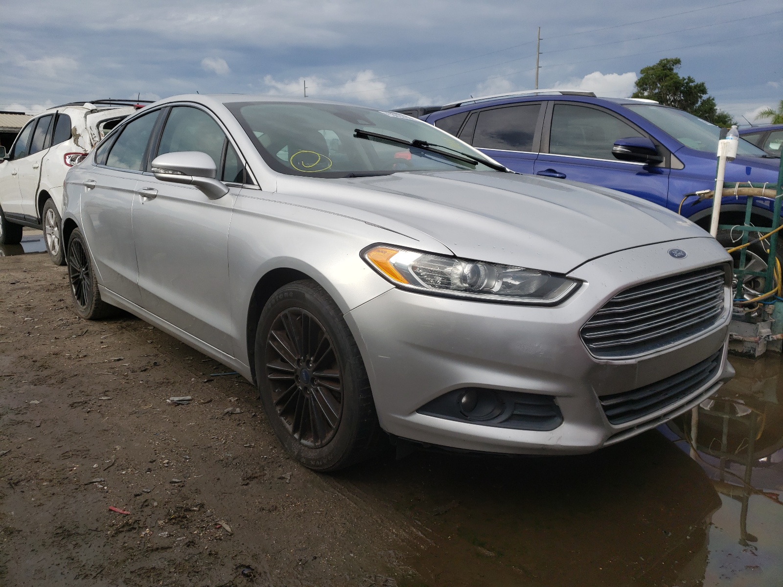 FORD FUSION SE 2014 with VIN 3FA6P0HD3ER120546 - Photo from auction