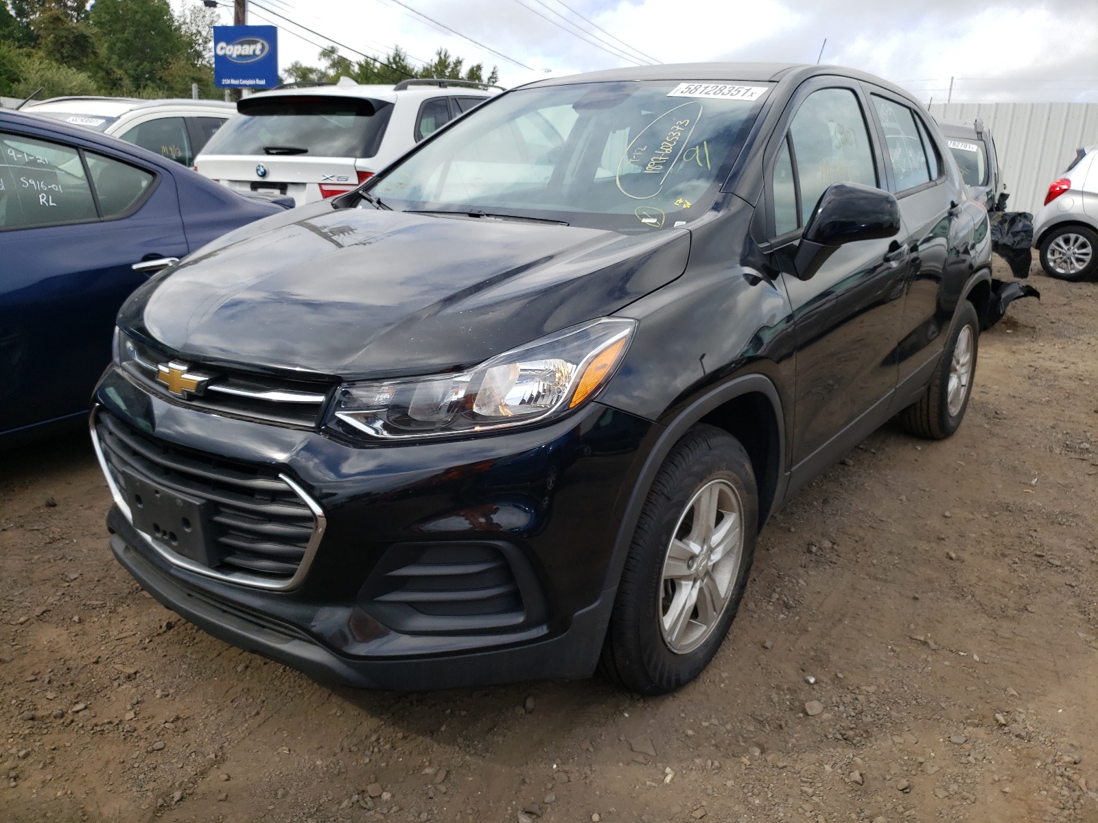 Photo 2 from auction – 2018 CHEVROLET TRAX LS with VIN 3GNCJNSB8JL371103