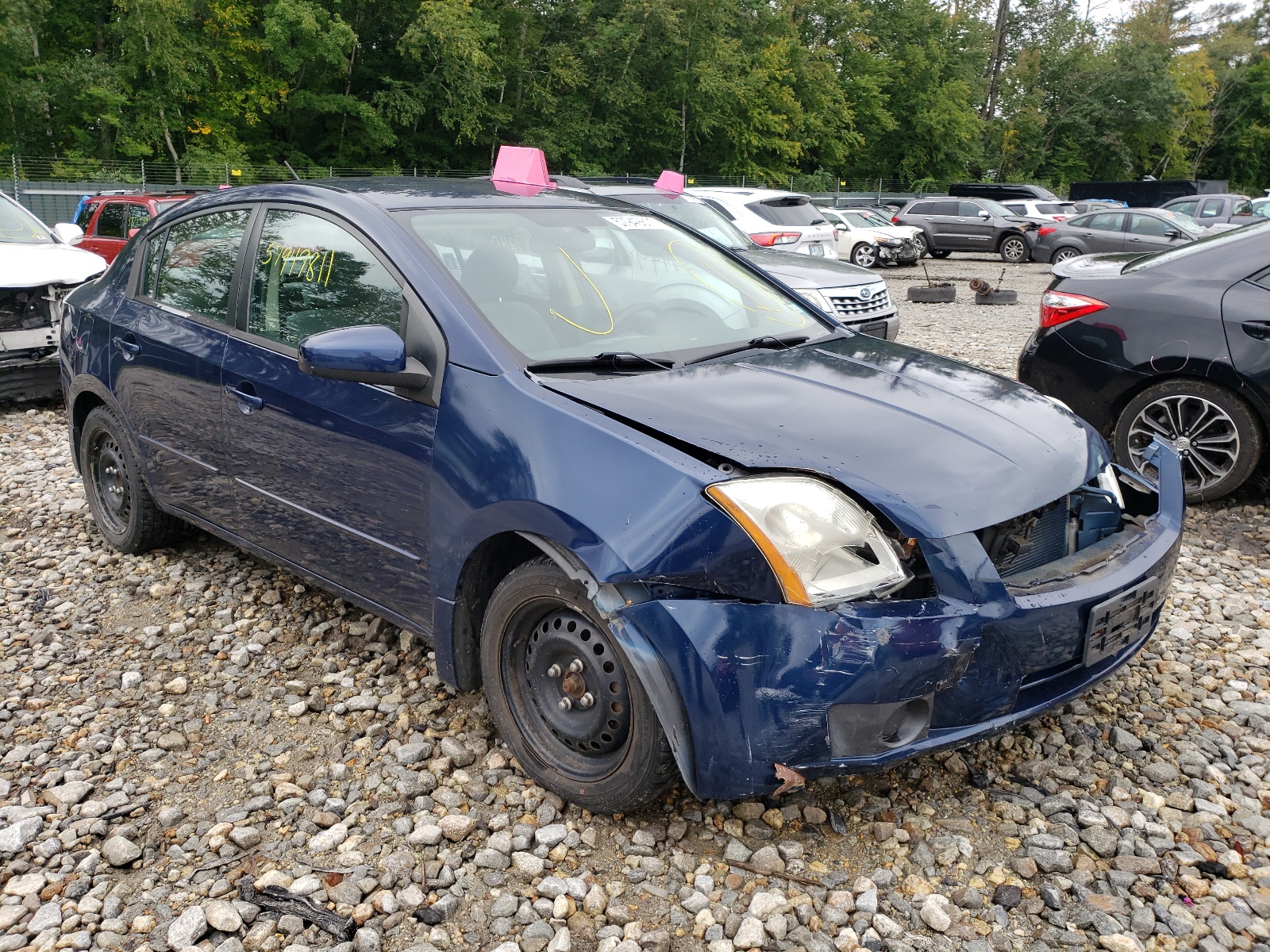 NISSAN SENTRA 2.0 2007 with VIN 3N1AB61EX7L710146 - Photo from auction