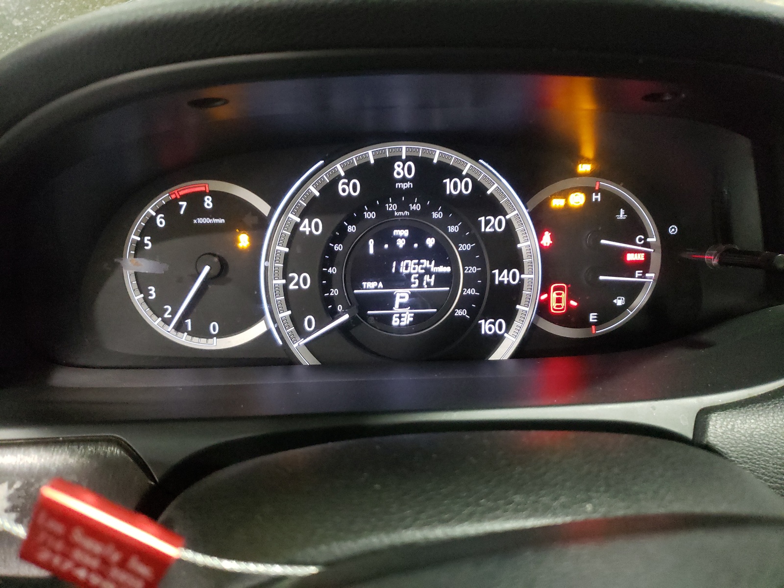 Photo 8 from auction – 2014 HONDA ACCORD EXL with VIN 1HGCR2F85EA157134