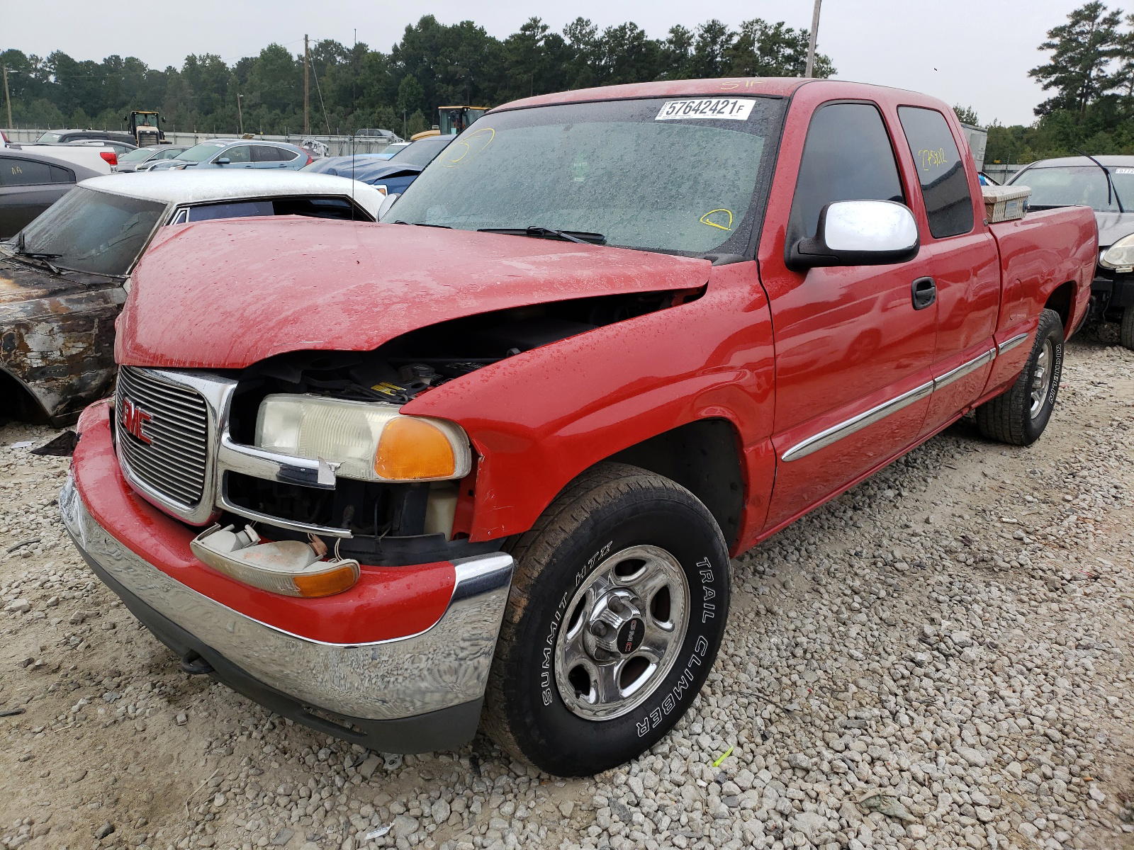 Photo 2 from auction – 2002 GMC NEW SIERRA with VIN 2GTEC19V221324124