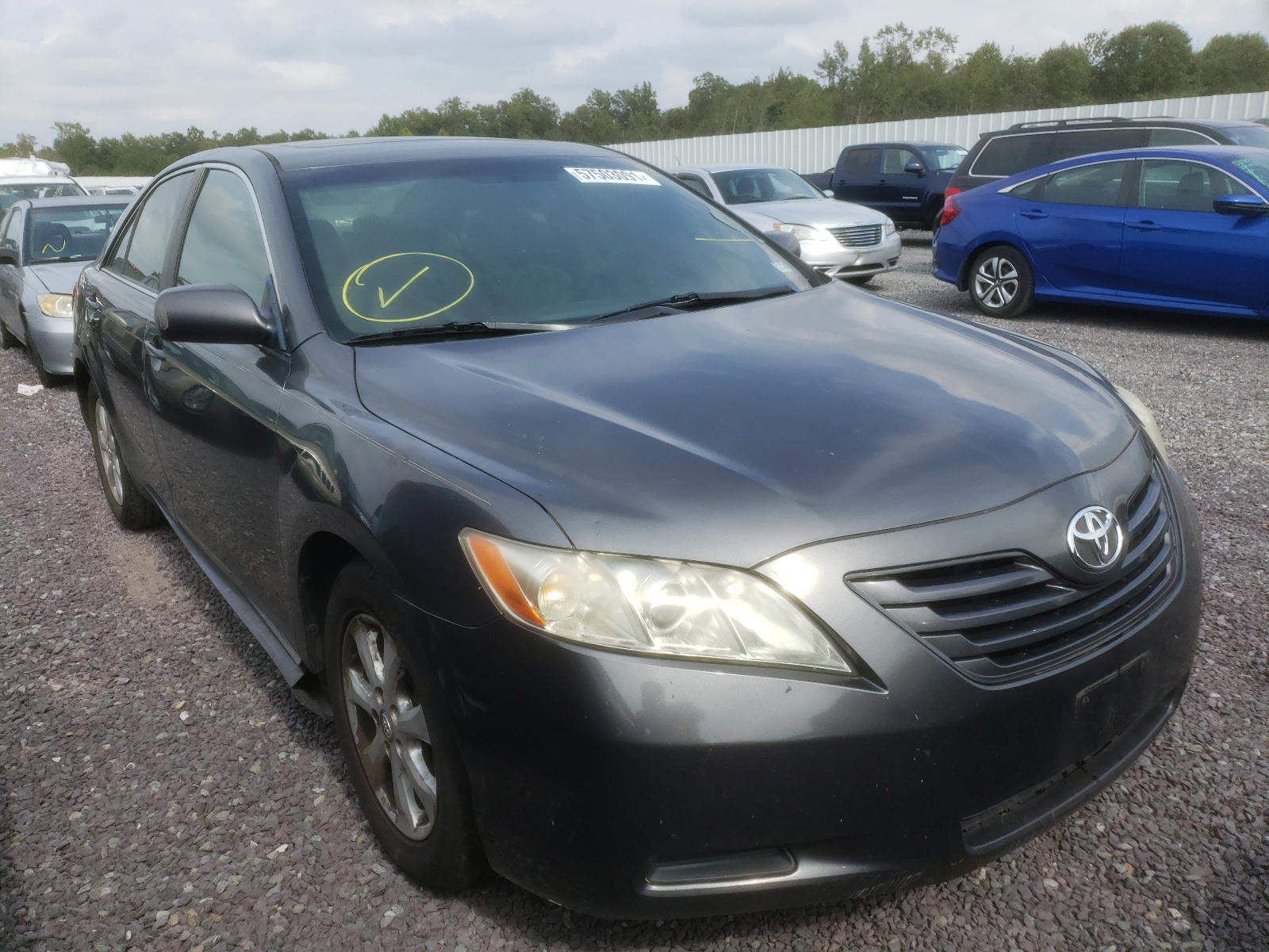 TOYOTA CAMRY CE 2007 with VIN 4T1BE46K37U715217 - Photo from auction