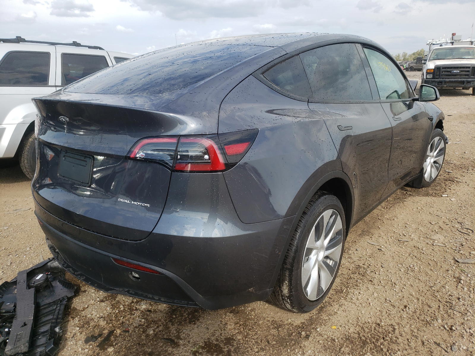 Photo 4 from auction – 2021 TESLA MODEL Y with VIN 5YJYGDEEXMF244496