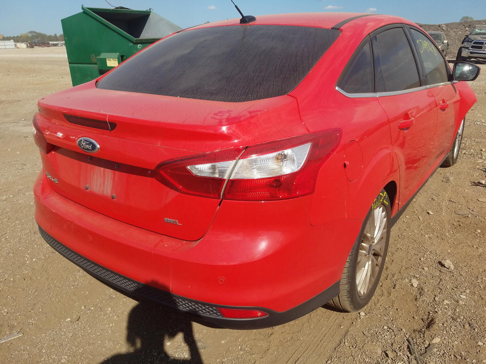 Photo 4 from auction – 2012 FORD FOCUS SEL with VIN 1FAHP3H28CL233526