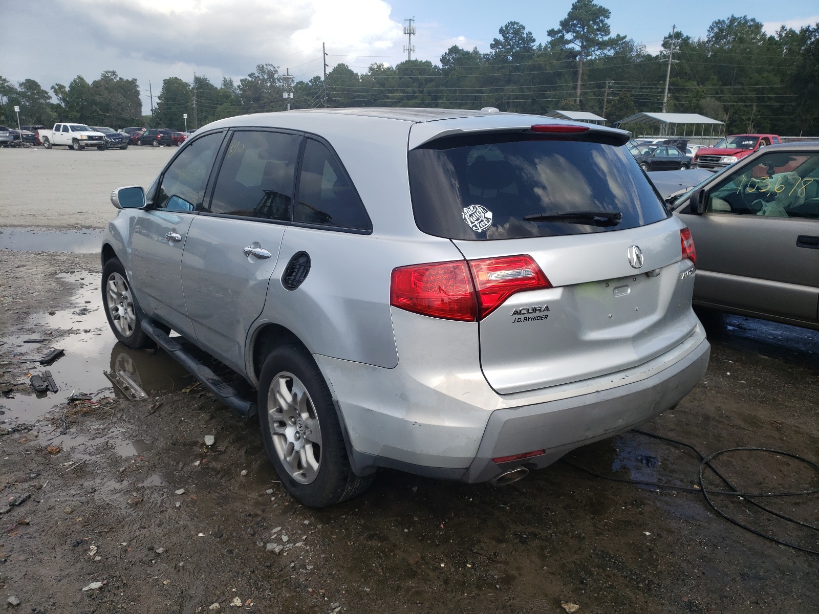 Photo 3 from auction – 2008 ACURA MDX TECHNO with VIN 2HNYD28428H504965
