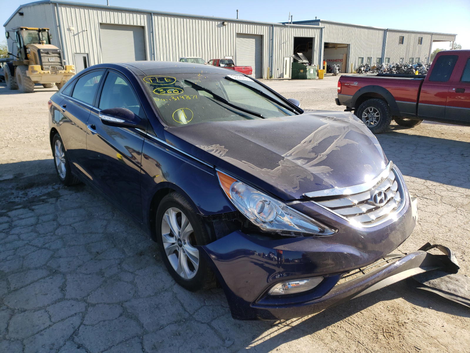 HYUNDAI SONATA SE 2012 with VIN 5NPEC4AC6CH314871 - Photo from auction