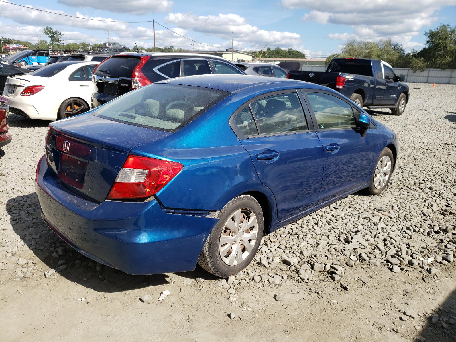 Photo 4 from auction – 2012 HONDA CIVIC LX with VIN 2HGFB2F51CH511642